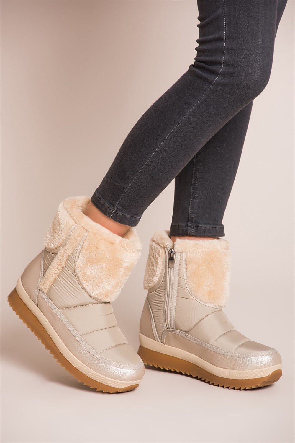Fox Shoes Vizon Kadın Bot C476021404