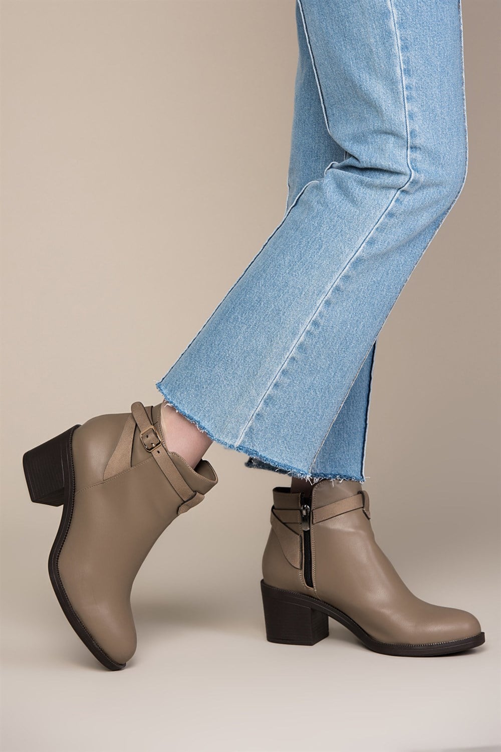 Fox Shoes Vizon Kadın Bot C848040309