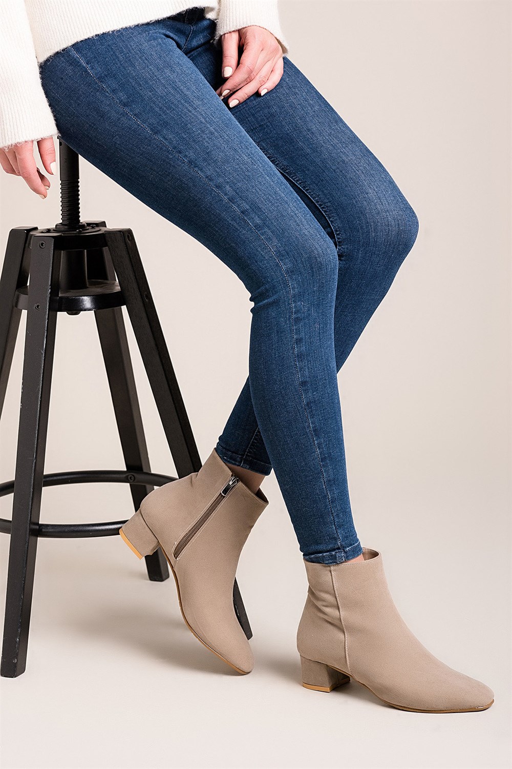 Fox Shoes Vizon Kadın Bot C922641202