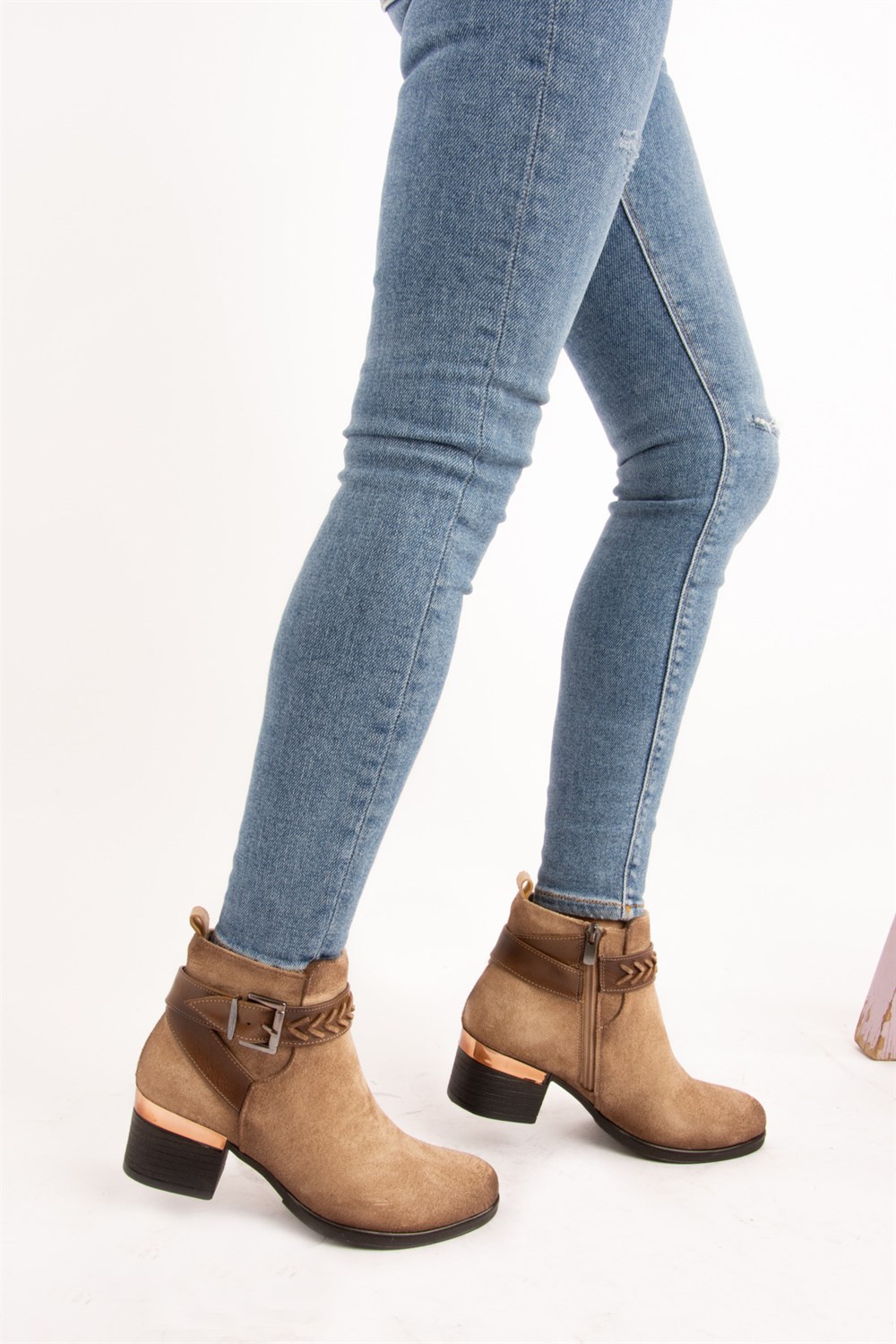 Fox Shoes Vizon Kadın Bot E404040202