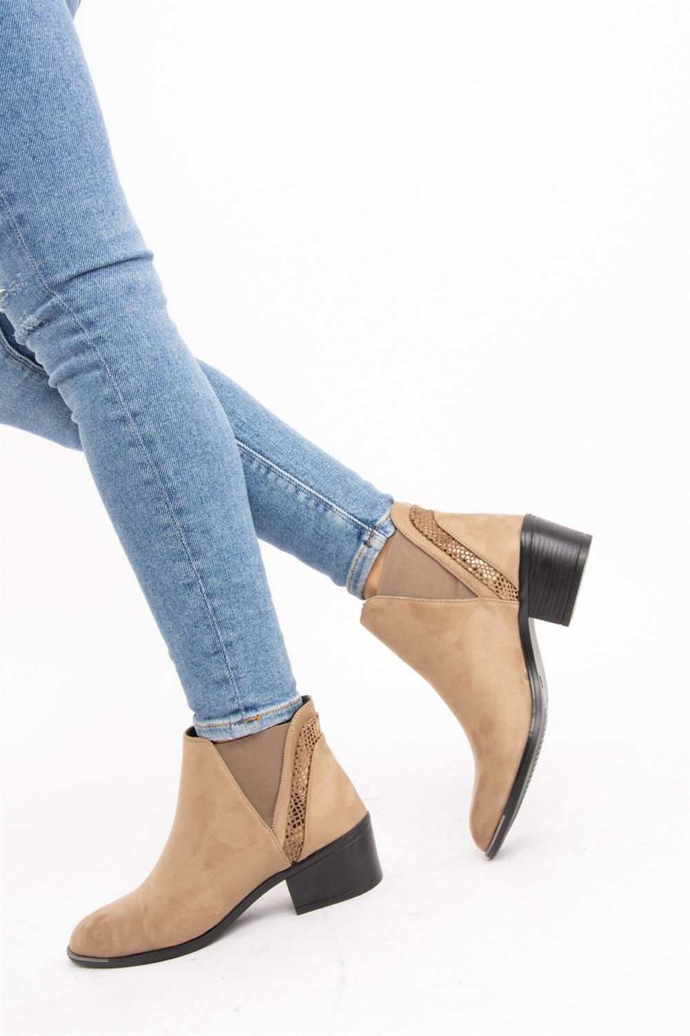 Fox Shoes Vizon Kadın Bot E518875502