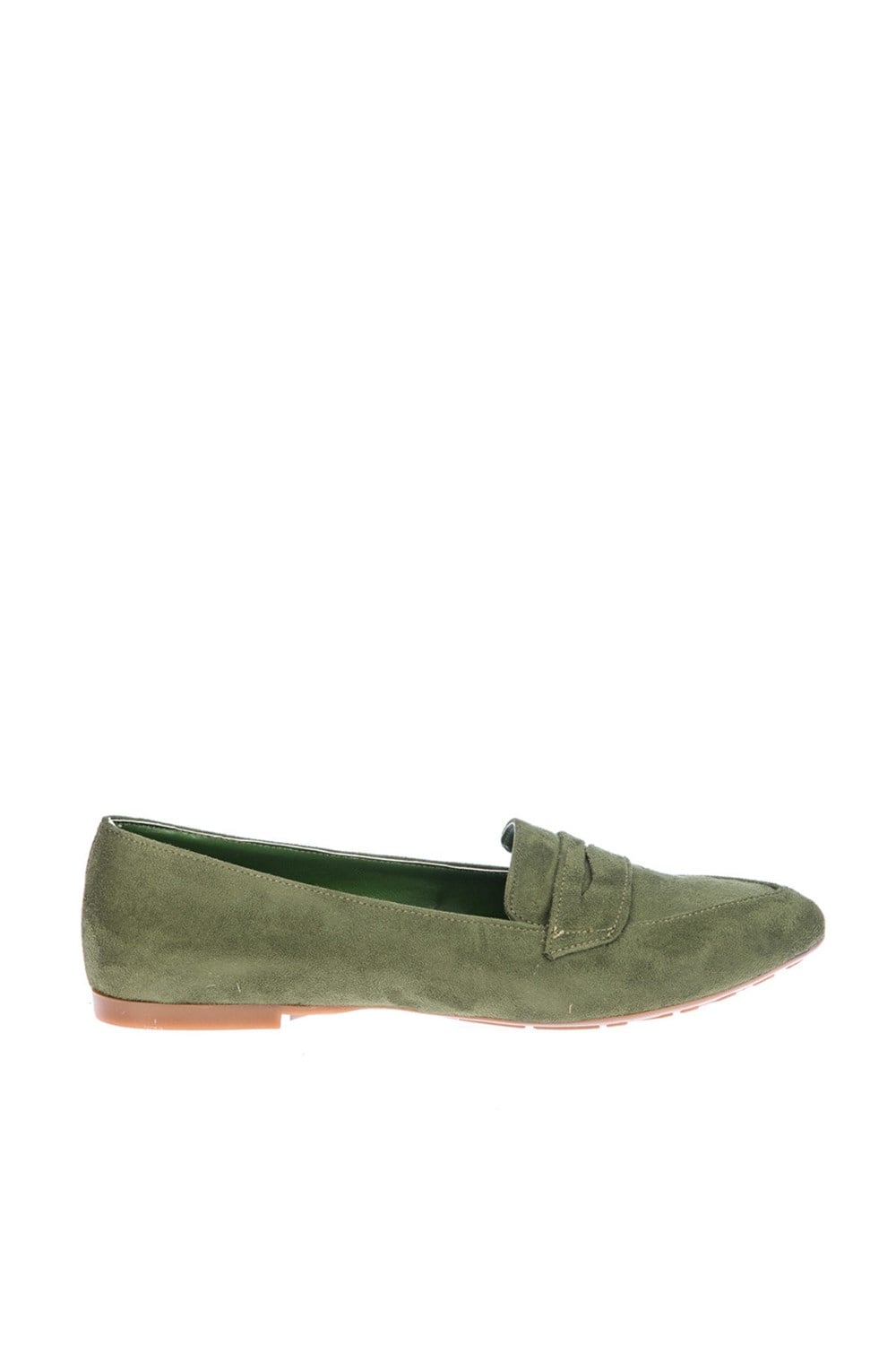 Fox Shoes Yeşil Kadın Babet D290092602