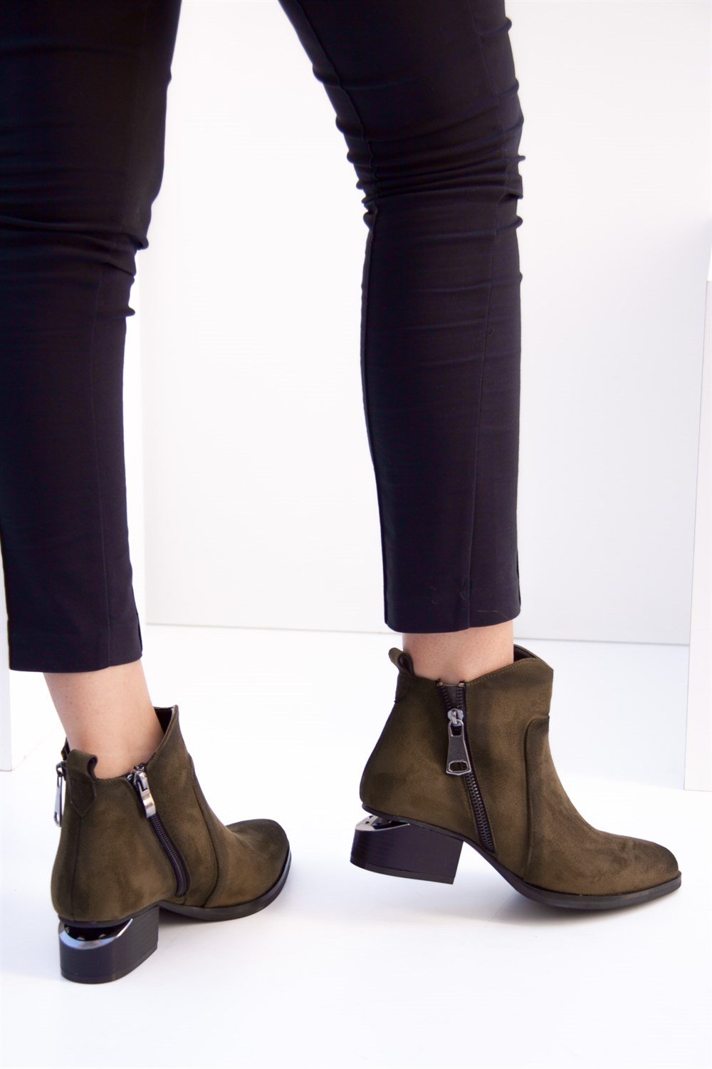 Fox Shoes Yeşil Kadın Bot C518501002