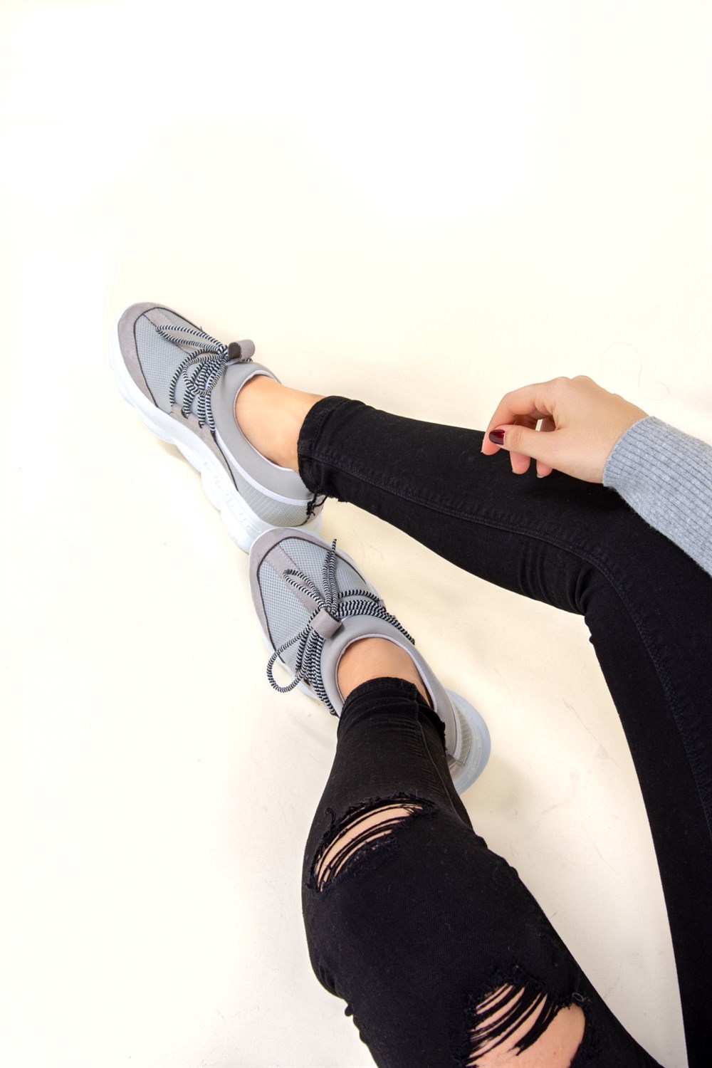 Gri Kadın Sneakers F588201204