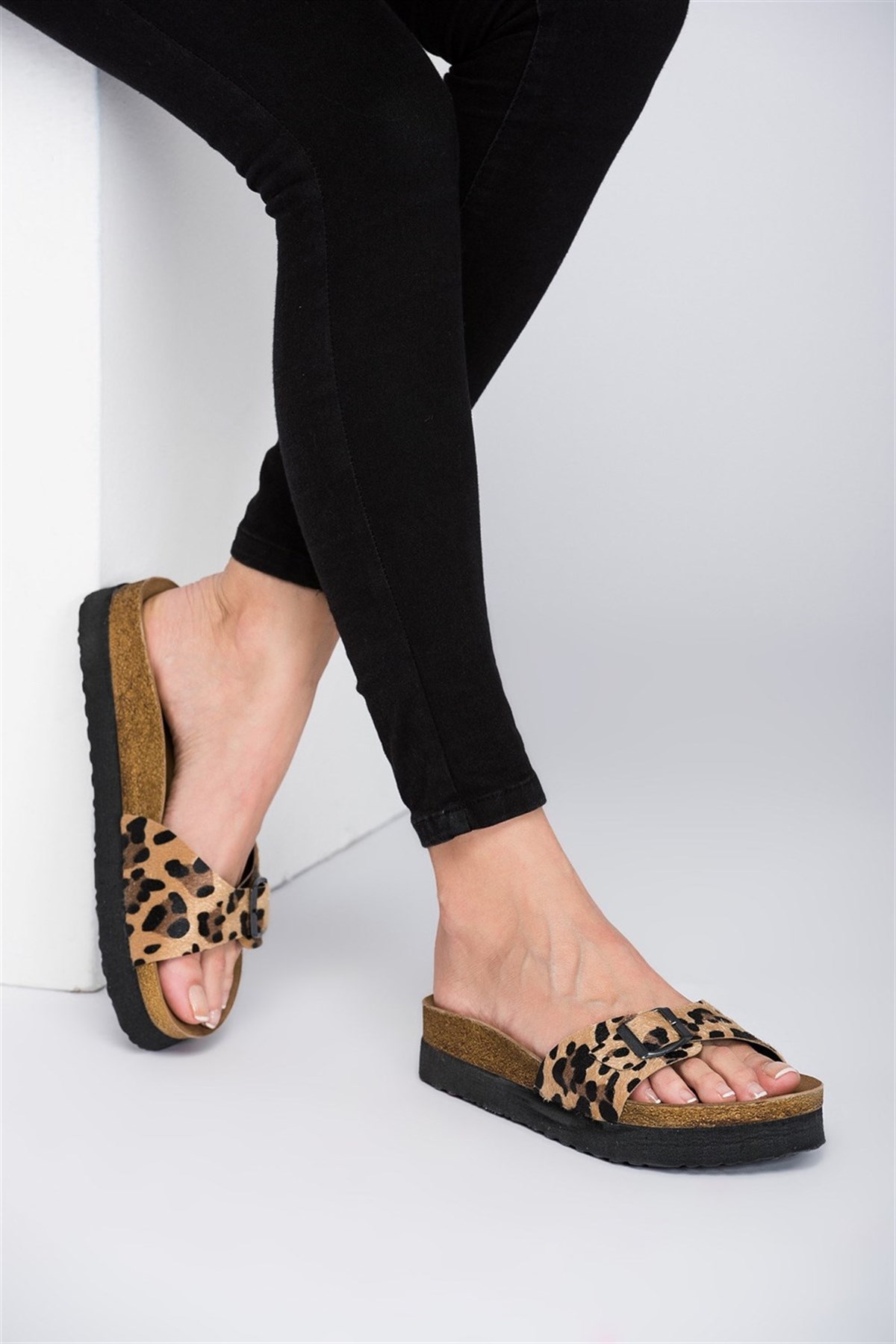 Leopar Kadın Terlik D777824502