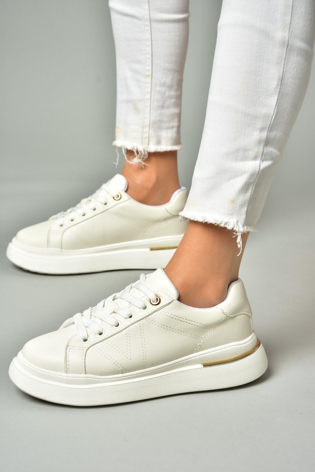S973111009 Beyaz Spor Ayakkabı Sneakers