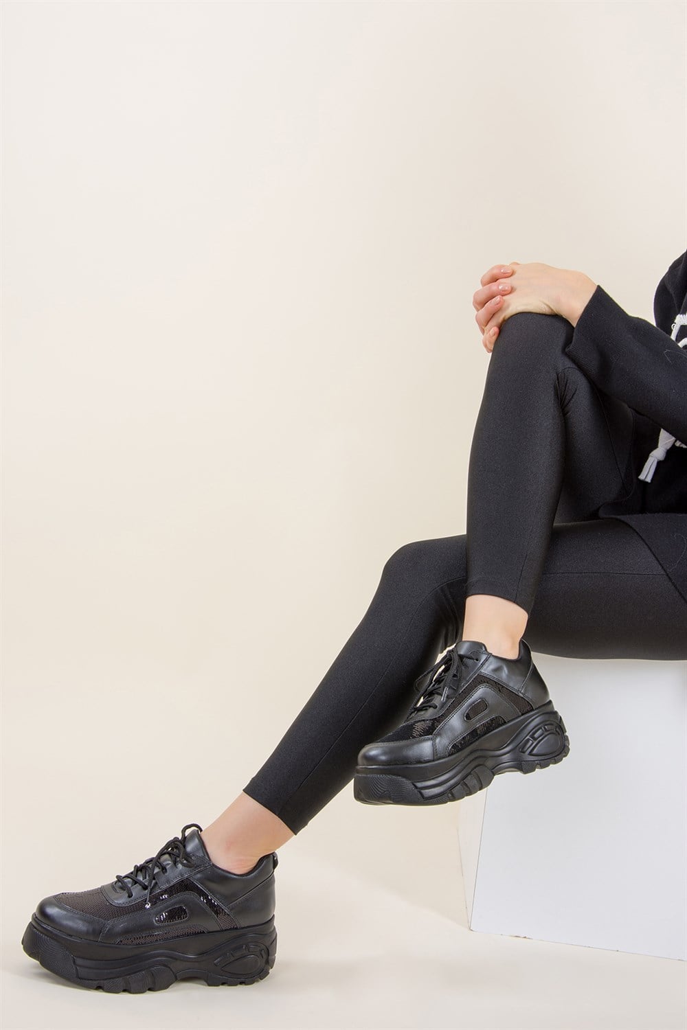Siyah Kadın Sneakers F267014214