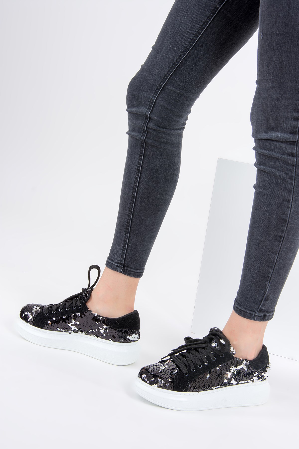 Siyah Kadın Sneakers F270282740