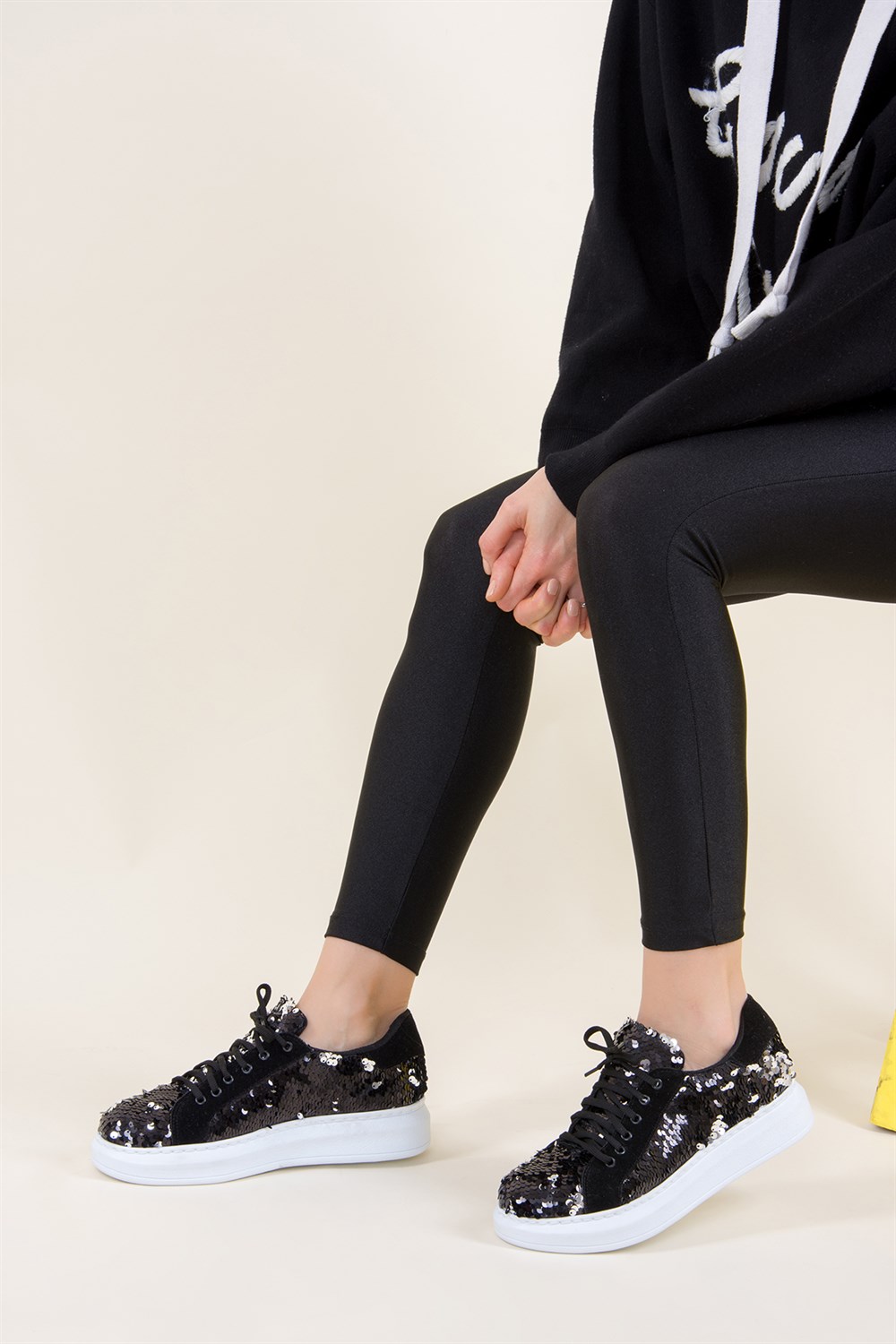 Siyah Kadın Sneakers F270294040