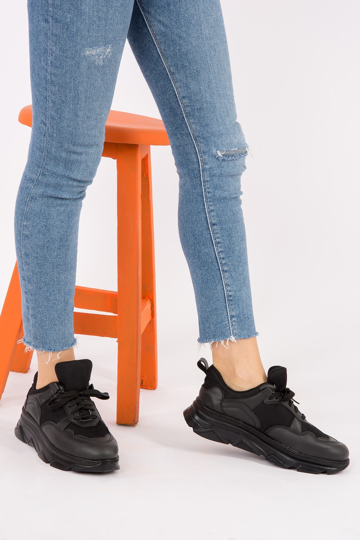 Siyah Kadın Sneakers H652789809