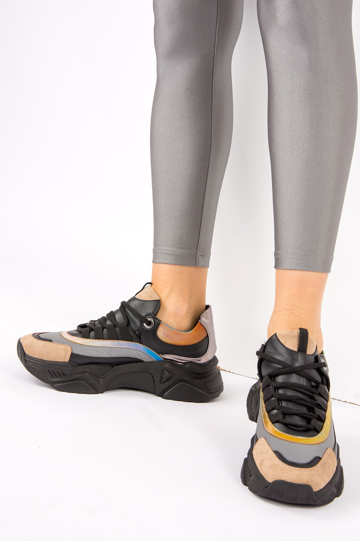 Siyah Kadın Sneakers H820203709