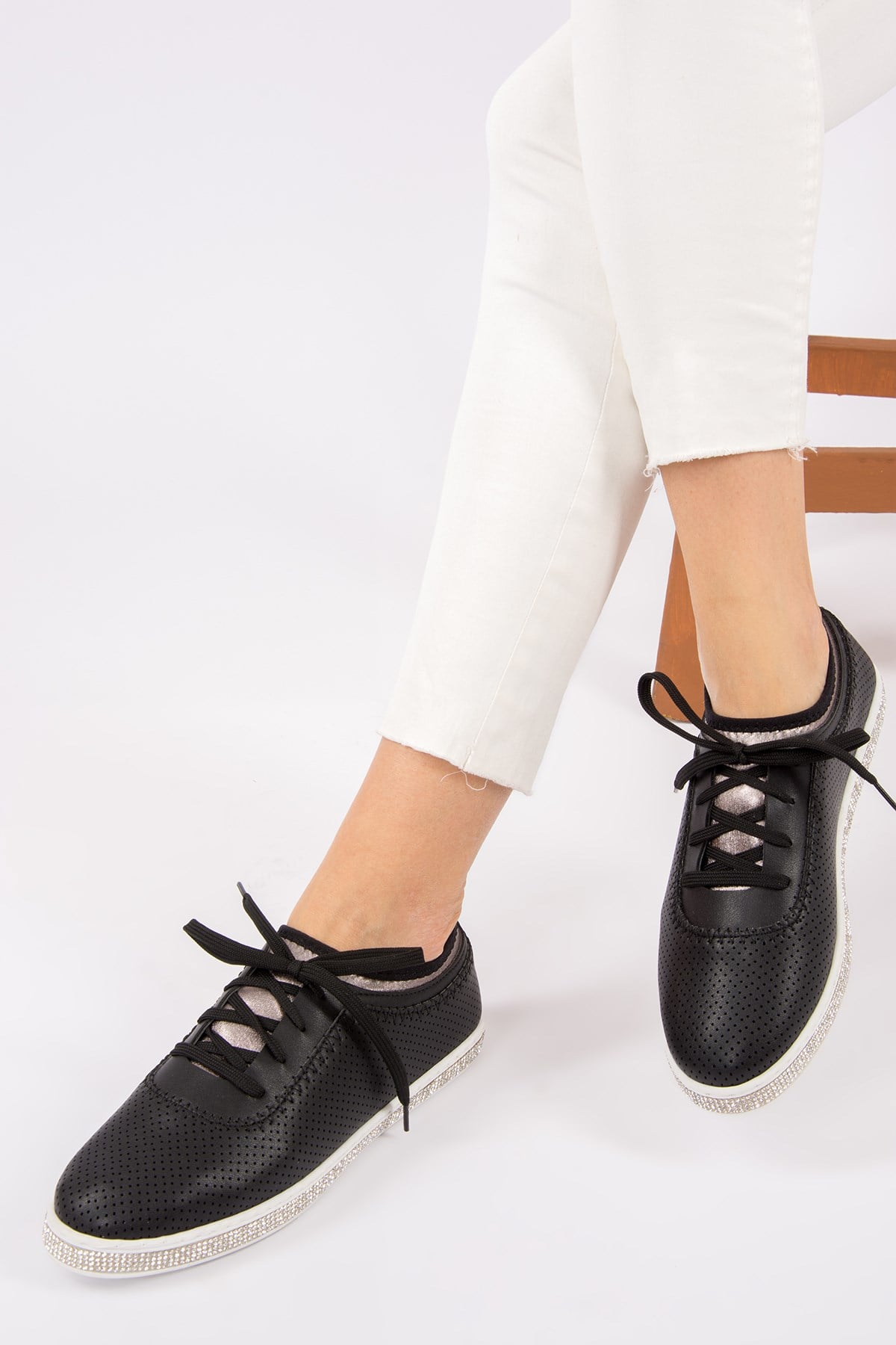 Siyah Kadın Sneakers H820234909