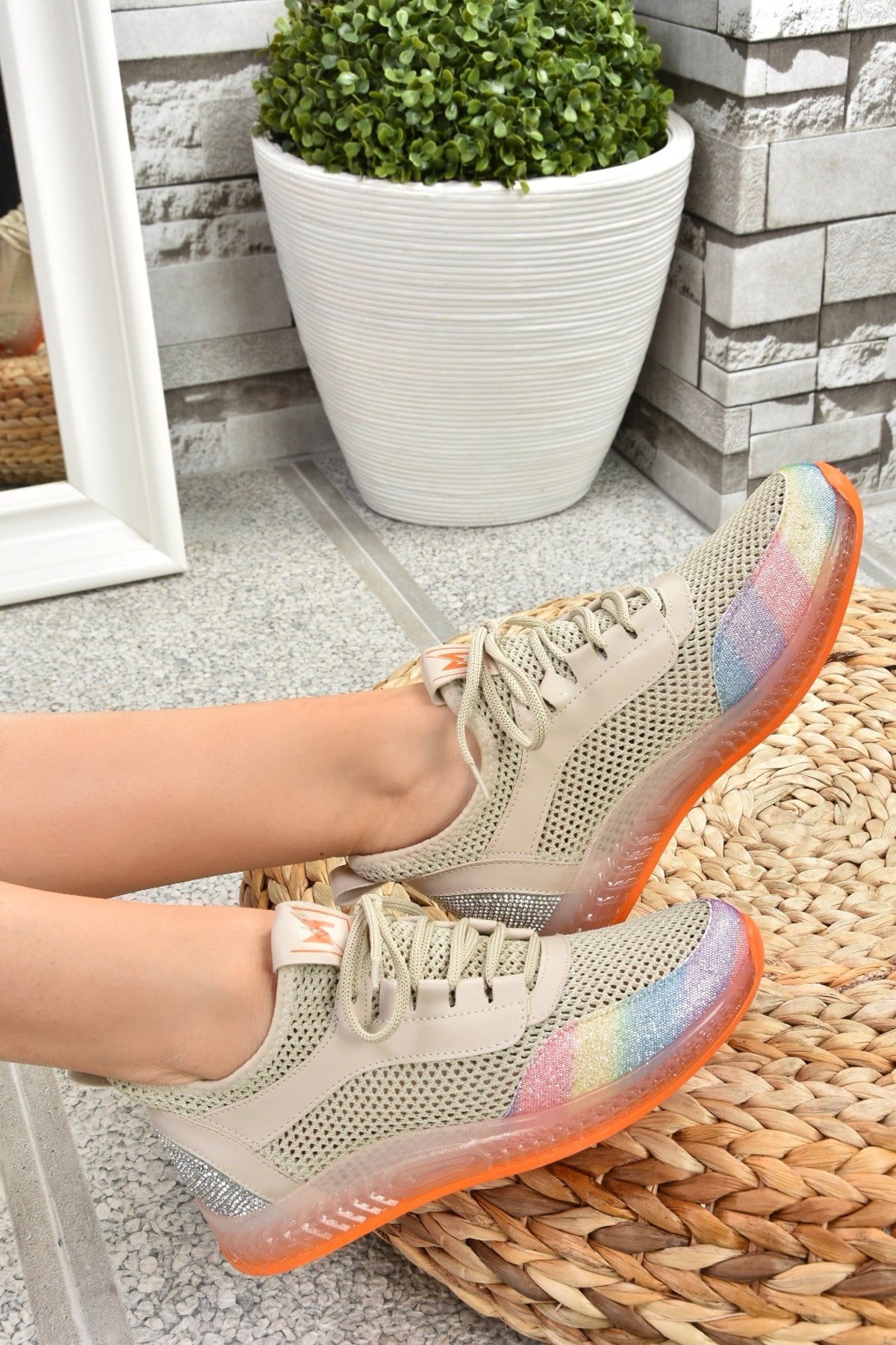 Ten Kumaş Kadın Spor Ayakkabı K306824104