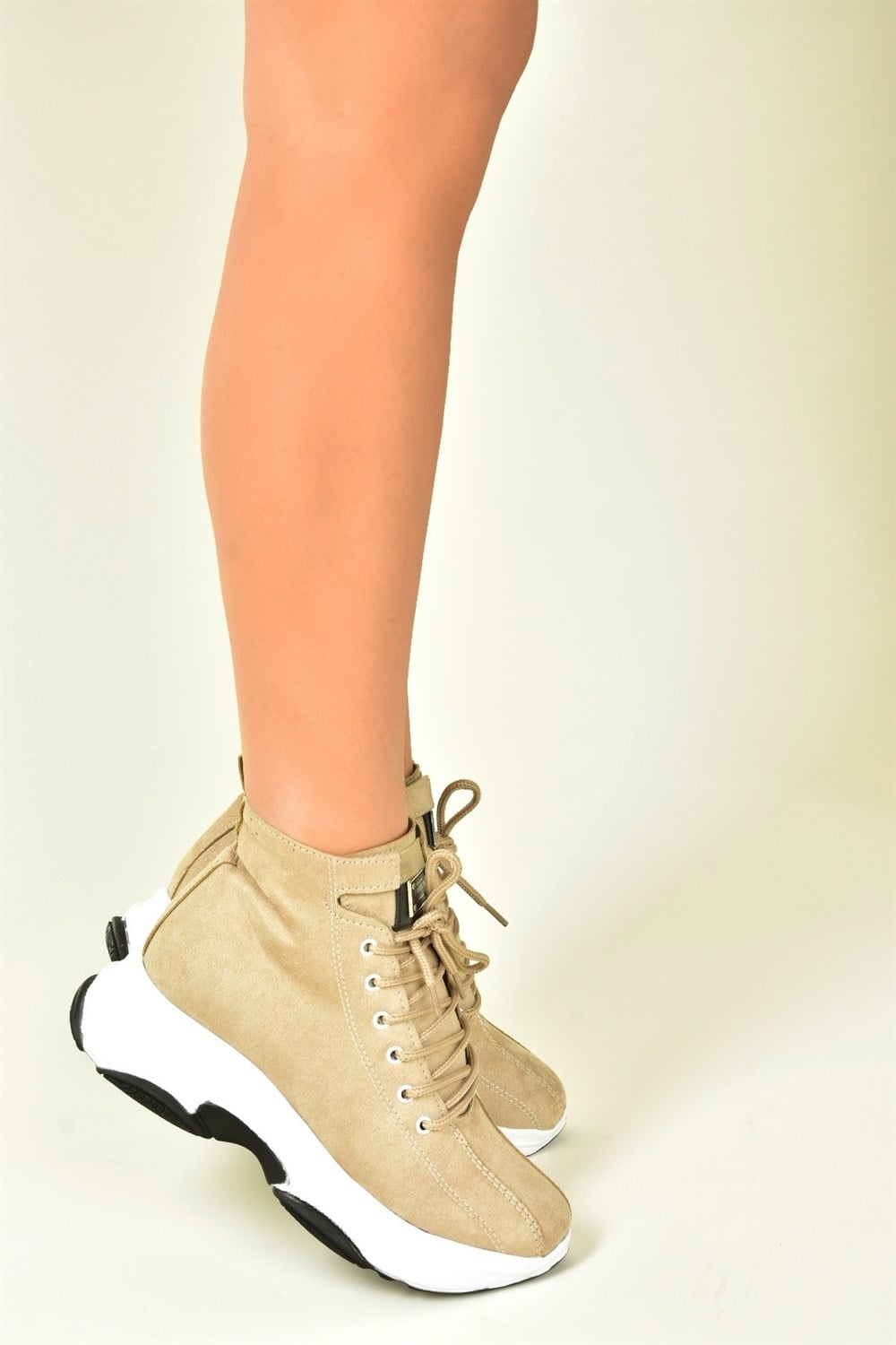 Ten Süet Dolgu Taban Sneaker Kadın Spor N239002302