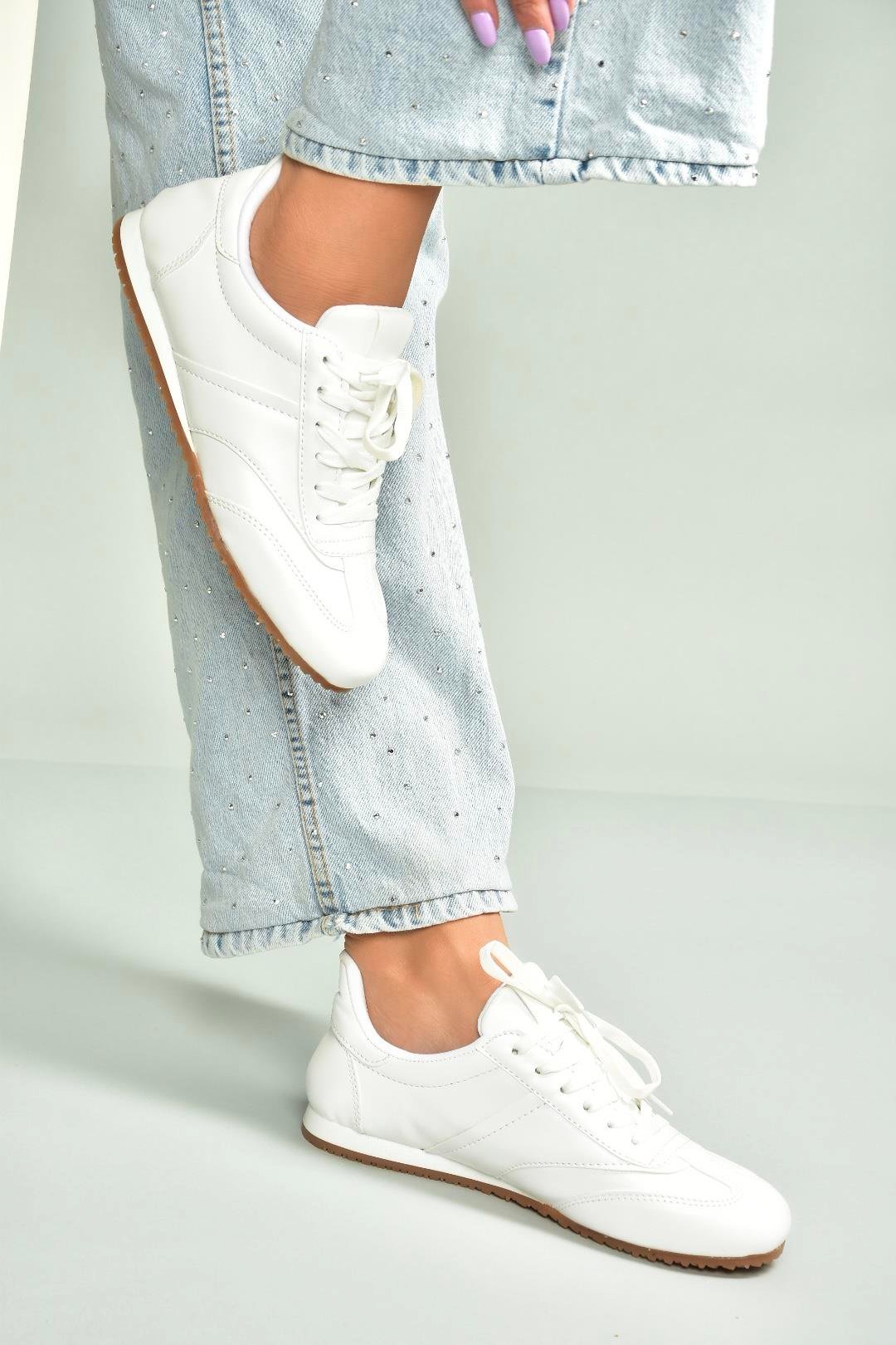 U652846209 Beyaz Spor Ayakkabı Sneakers