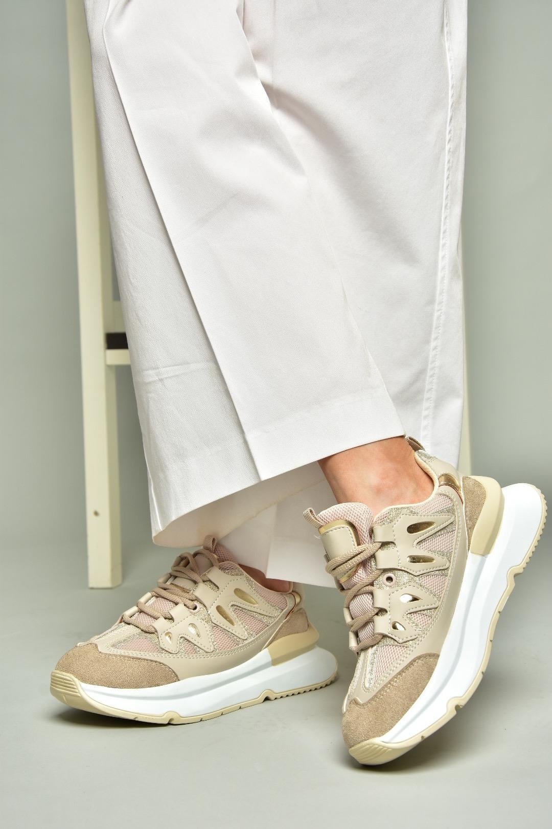 U973501004 Ten Kumaş Spor Ayakkabı Sneakers