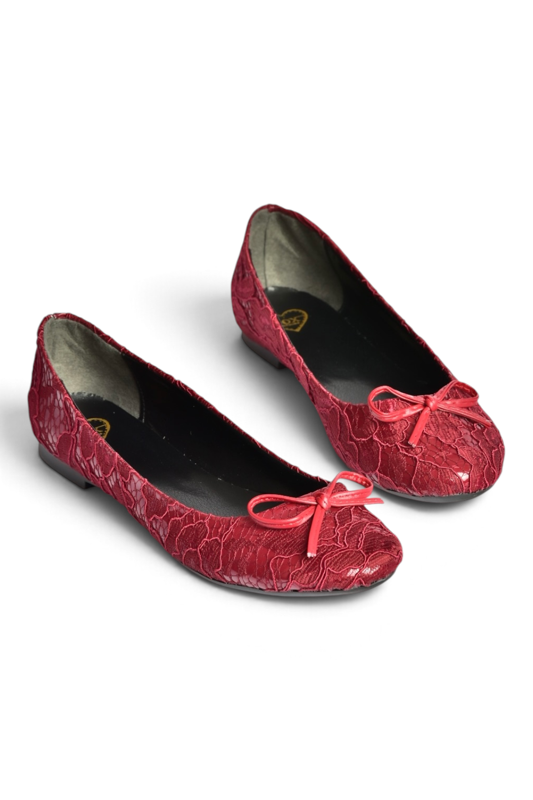 Z726243404 Bordo Kumaş Kadın Babet