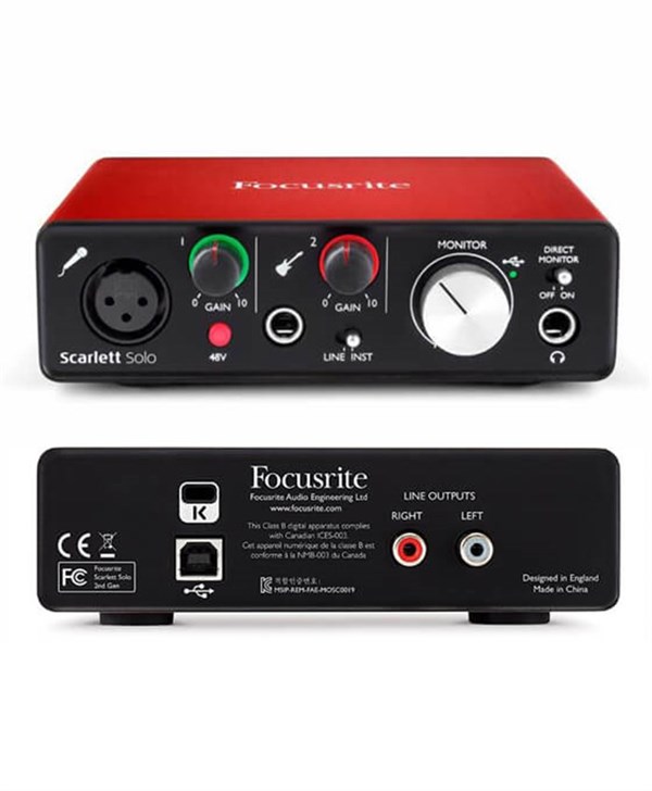 Звуковая карта focusrite scarlett