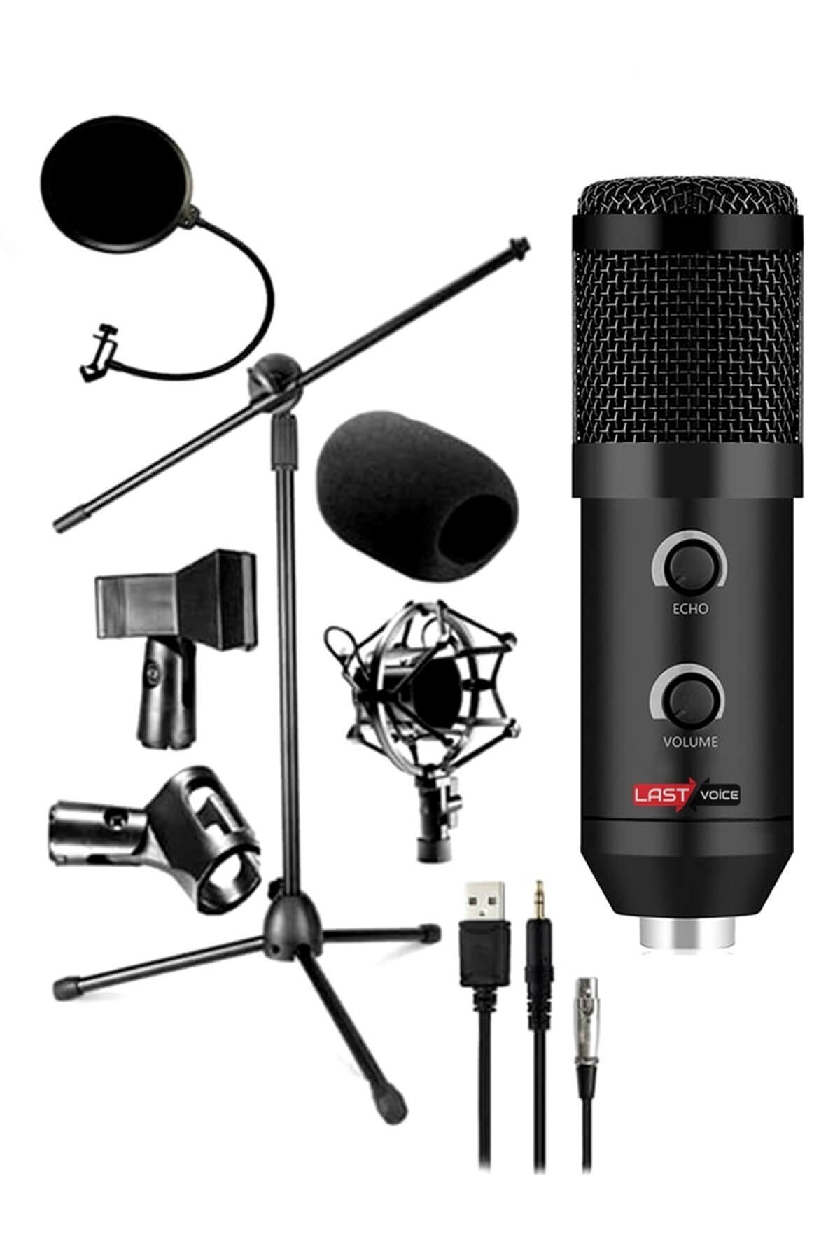 Lastvoice BM300 Usb Kondenser Mikrofon + Filtre + Stand (BM800USB)