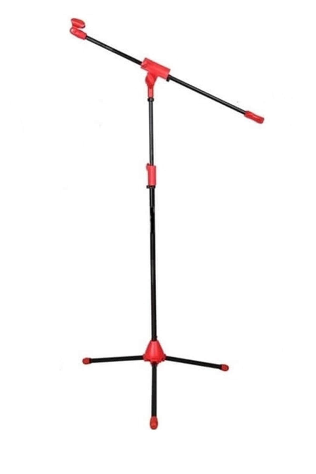 Lastvoice Color Pro - Kırmızı Renk Mikrofon Standı Sehpası - Mikrofon Ayağı