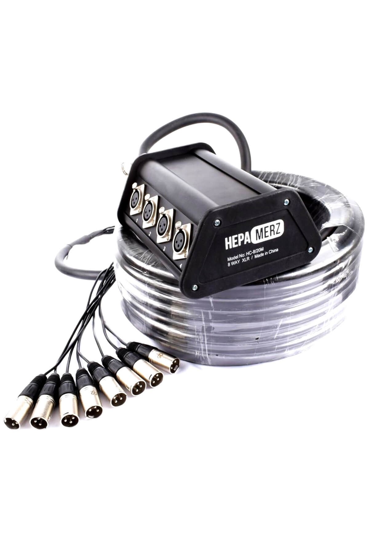 Hepa Merz Stage-8C-20M 8 Kanal 20 Metre Multicore Kablolu Hazır Stage Box