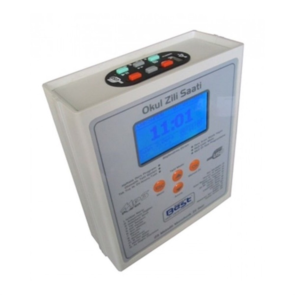 Best AOS-100U Usbli Mp3 Haftalık Programlı Okul Saati - Okul Zili