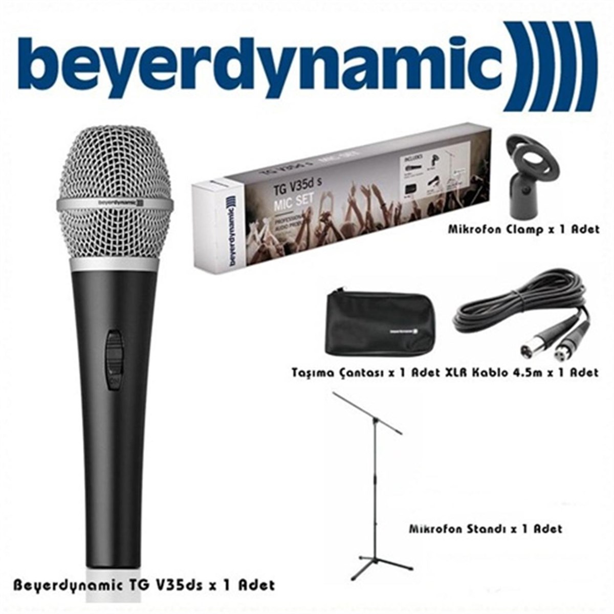Beyerdynamic TG V35DS Set Mikrofon Seti