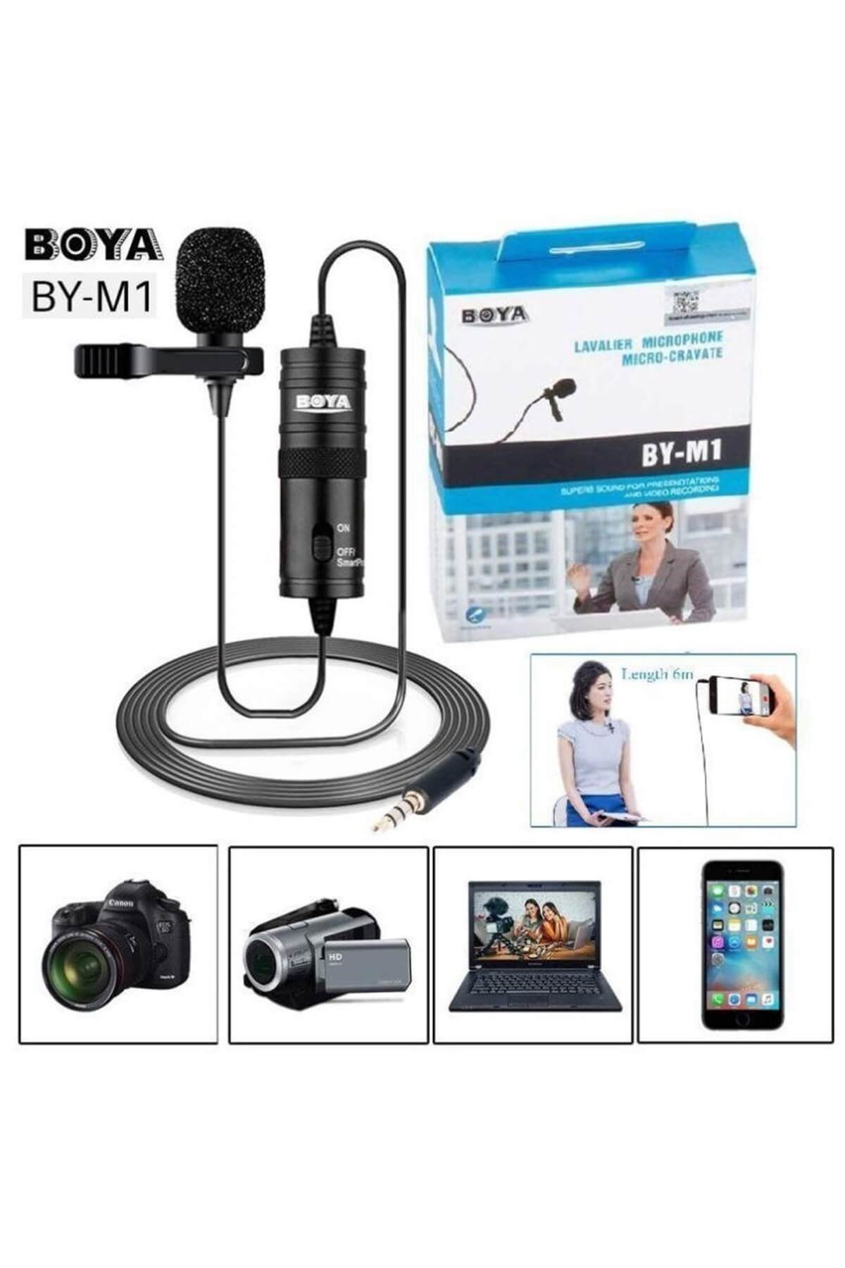 Boya By-M1 Youtuber Yaka Mikrofonu (Telefon, Kamera, Pc, Fotoğraf Makinesi)