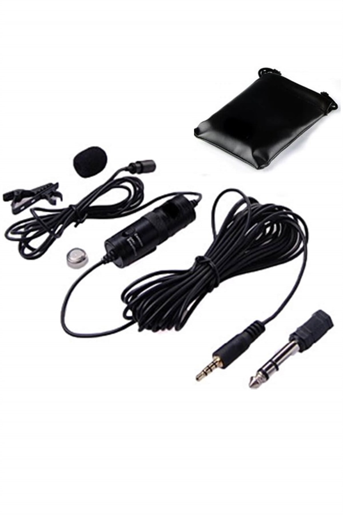 Kamera Telefon Bilgisayar Yaka Mikrofonu Profesyonel Youtuber Yaka Mikrofonu