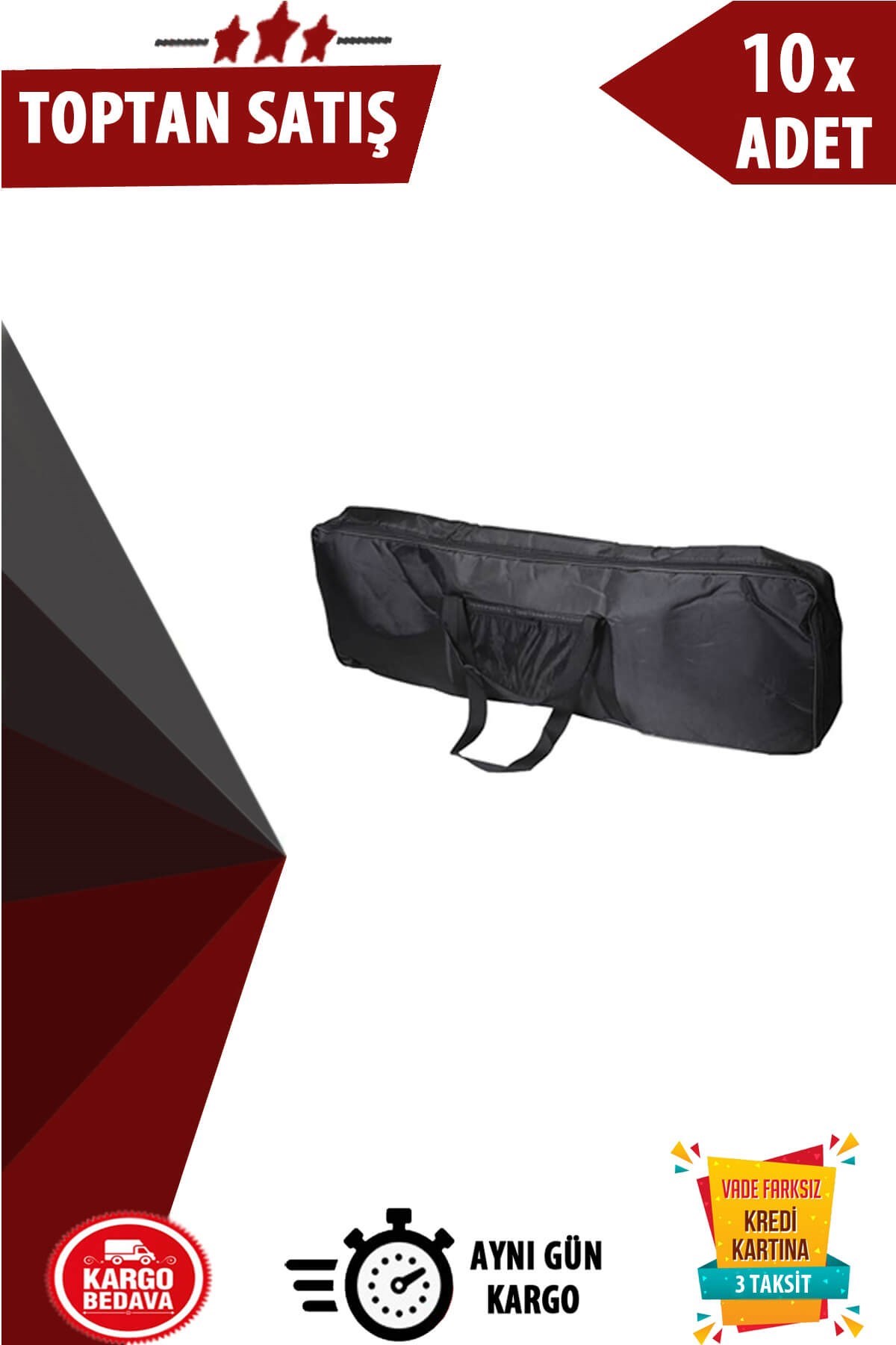 Lastvoice 61 Tuşlu Org Kılıfı 100x40x12 cm 10lu Paket (Toptan Alışveriş)