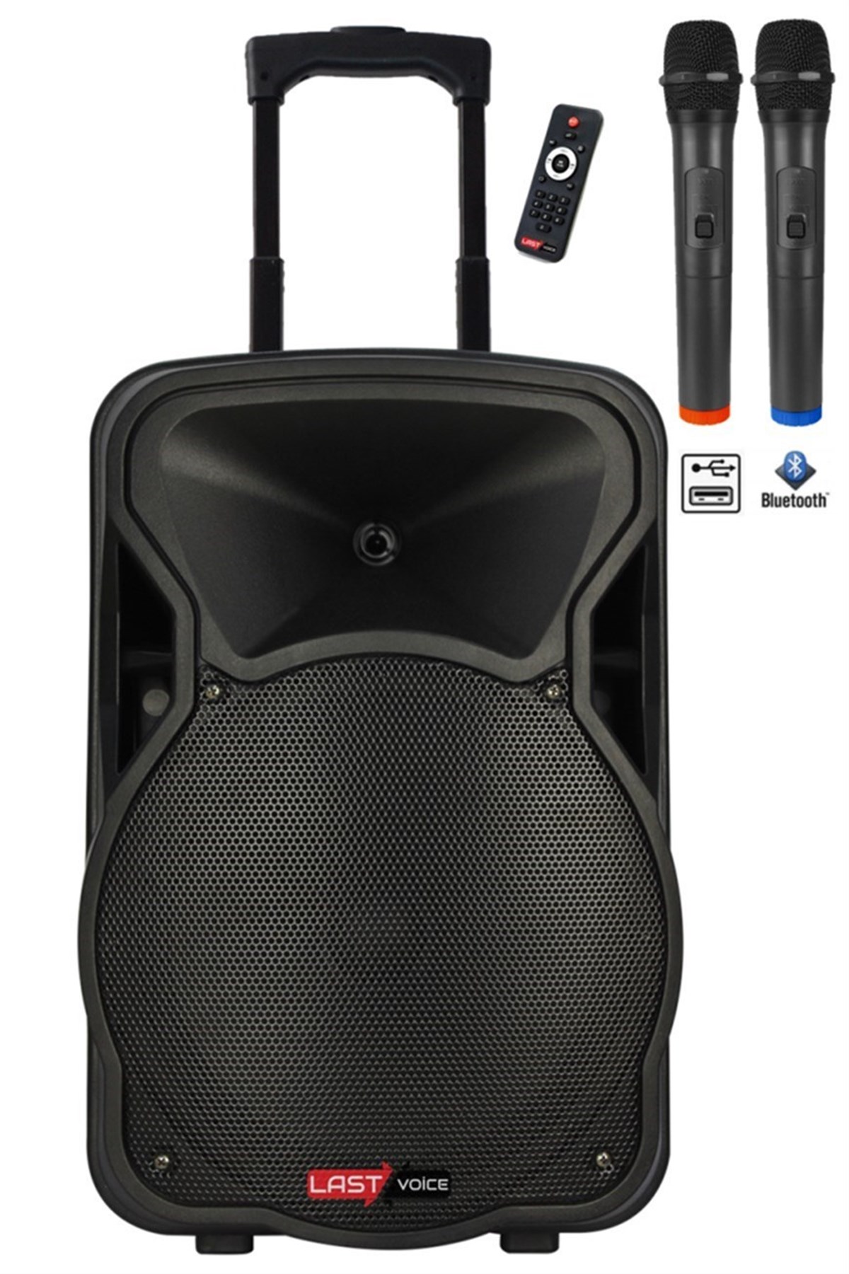 Lastvoice 800 Watt 12 İNÇ Portatif Şarjlı Mikrofonlu MEVLÜT ANFİSİ (LS-1912)