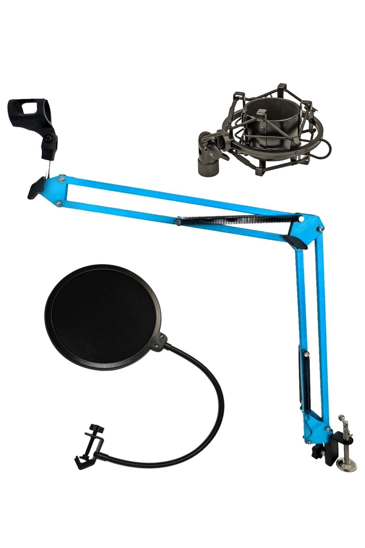 Lastvoice Blue-39 Mikrofon Standı + Pop Filter + Shock Mount