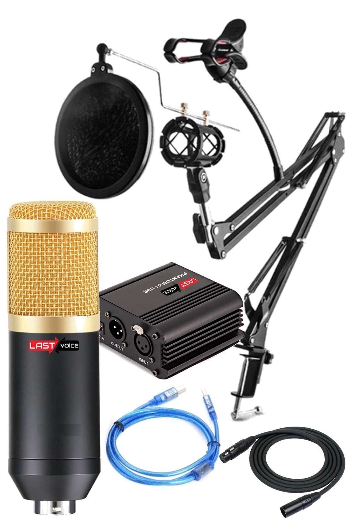 Lastvoice Home Paket BM800 Mikrofon + Set-01 Stand + Phantom Power