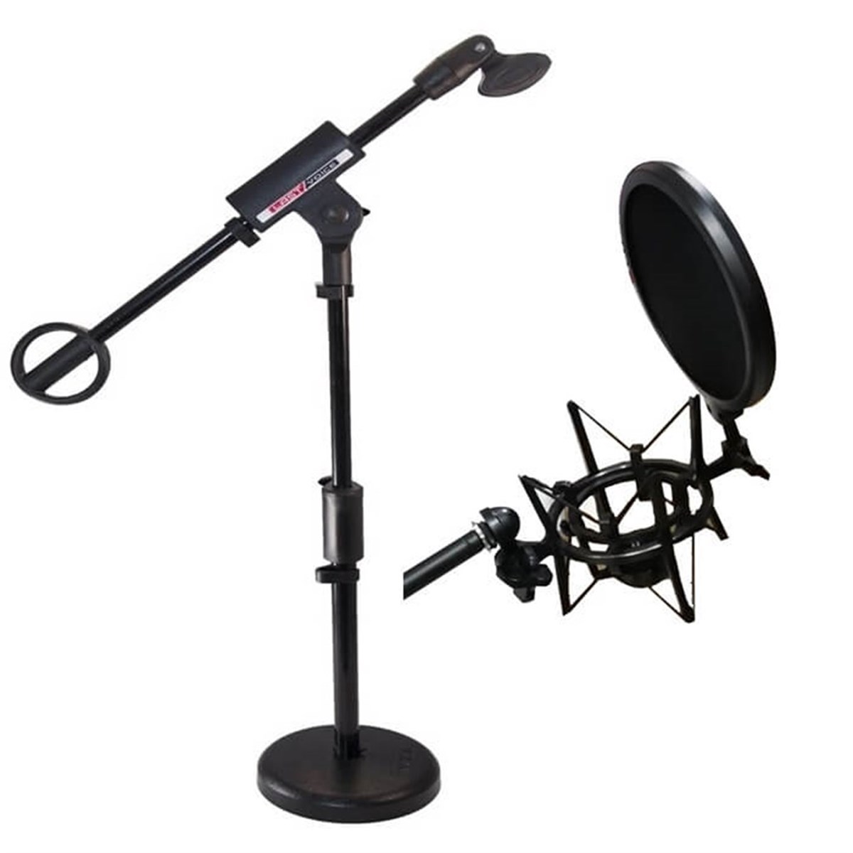 Lastvoice Kms-01 Masa Mikrofon Standı + Sh-101 Shock Mount ve Filtre Set