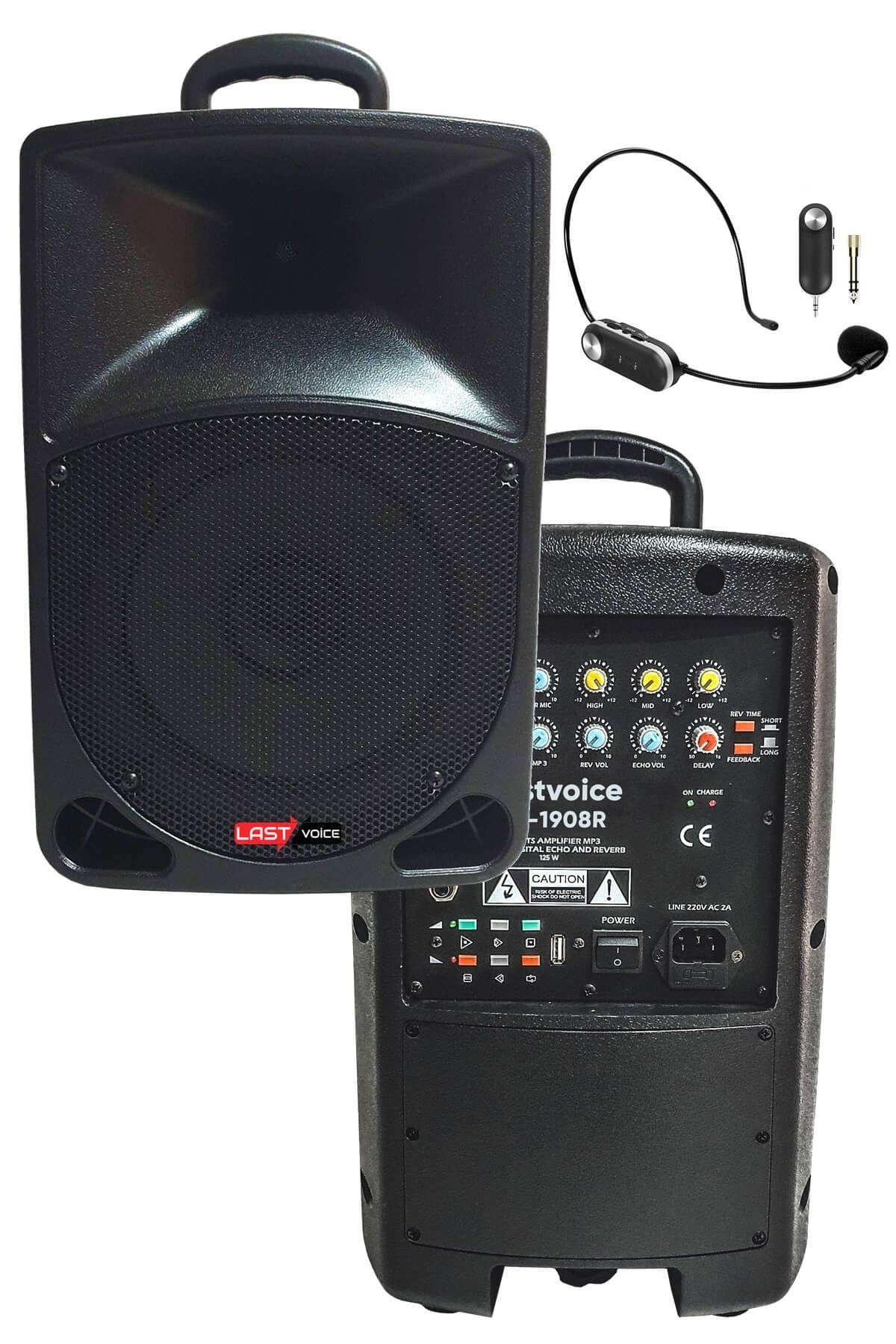 Lastvoice Ls-1908HR Reverbli 125 Watt Taşınabilir Mevlüt Ses Anfisi