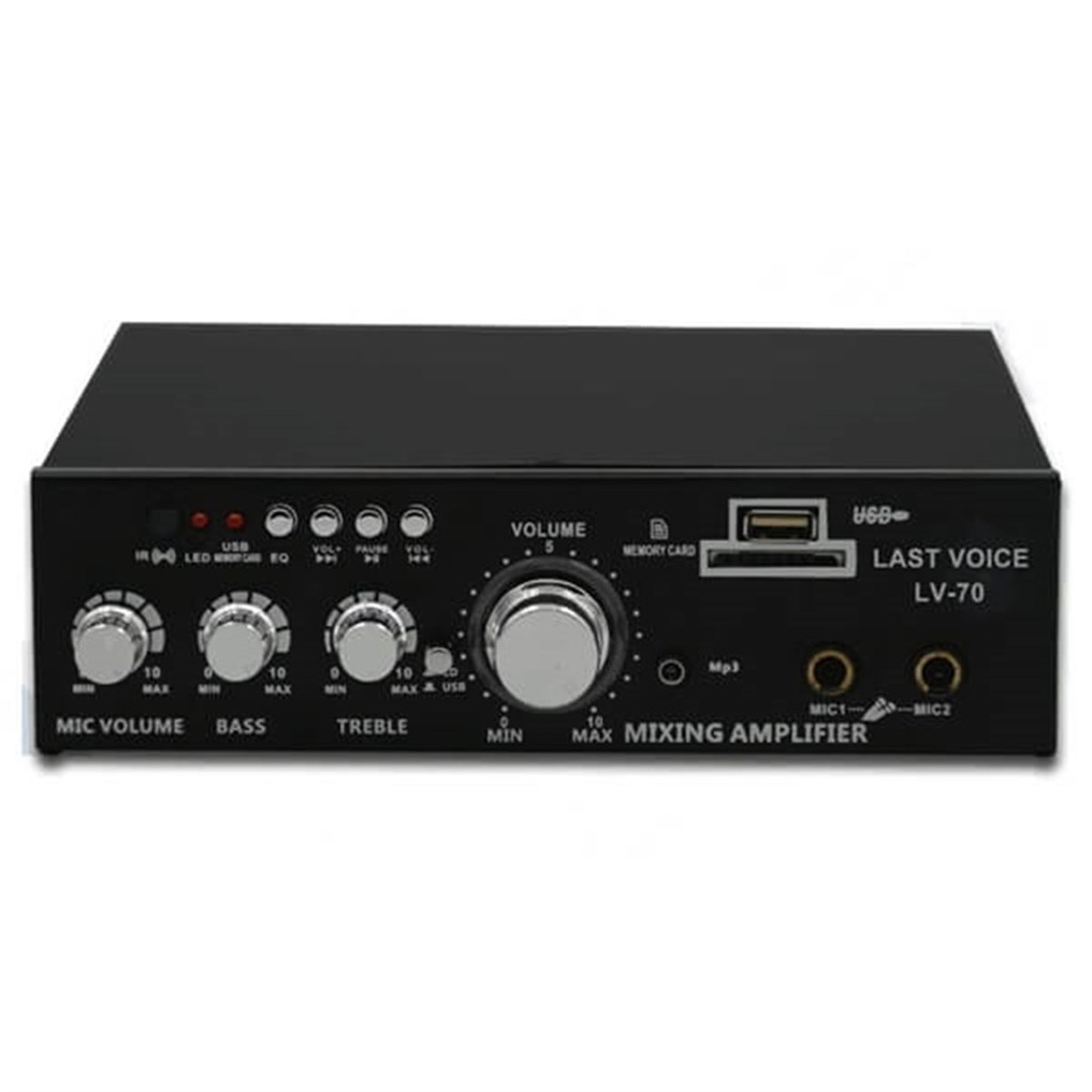 Lastvoice Lvx-120 Stereo Anfi Amfi 2x60 Watt Bluetooth Usb-Sd 220V/12V