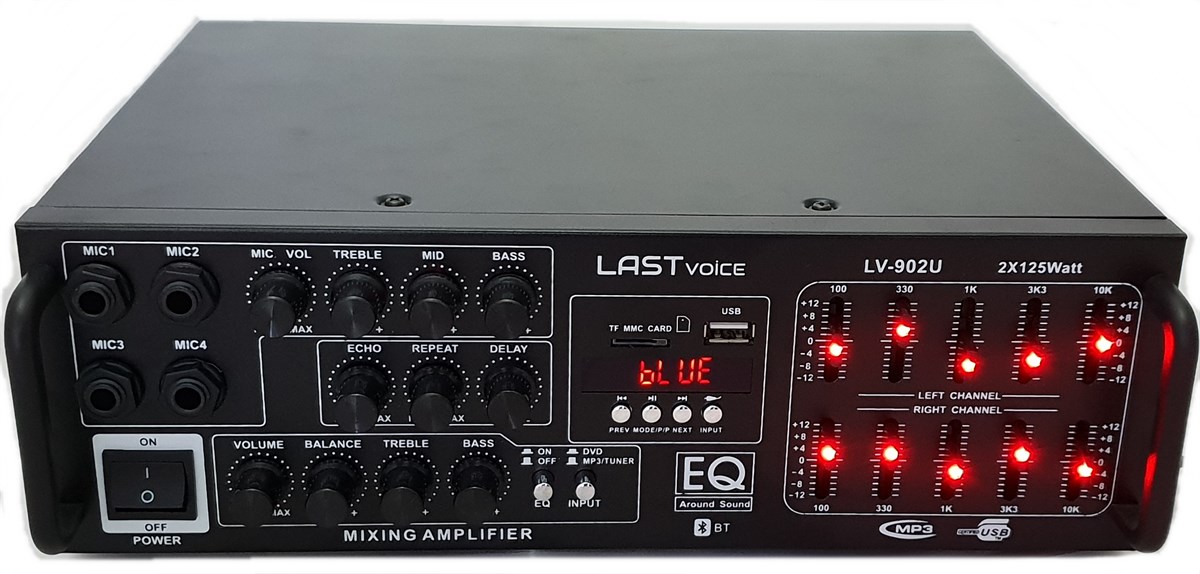 Lastvoice Lv-902U Ekolayzer'li Stereo Mikser Anfi 2x125W