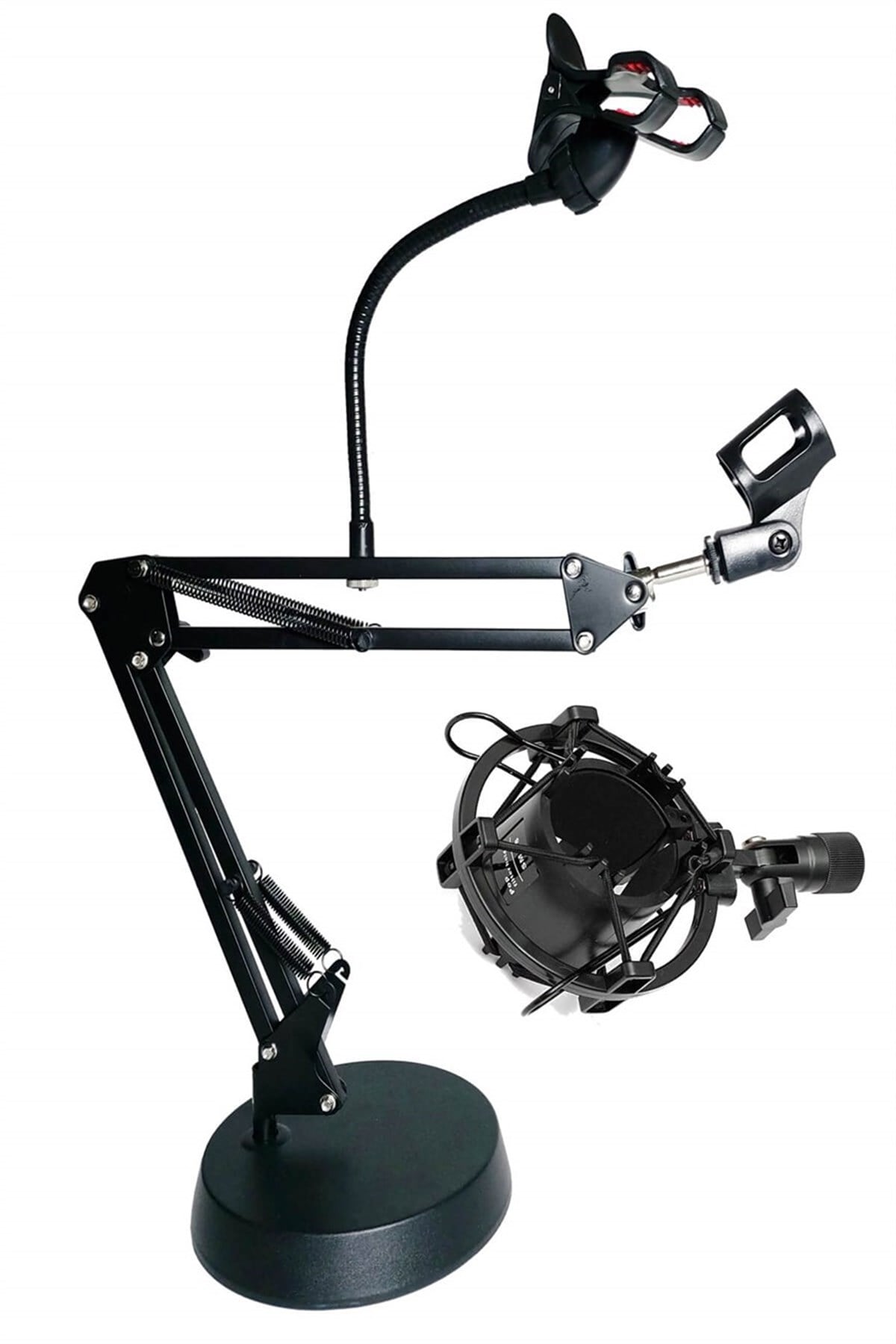 Lastvoice NB33SH Telefon Tutuculu Shock Mountlu Tripod Mikrofon Standı Sehpası