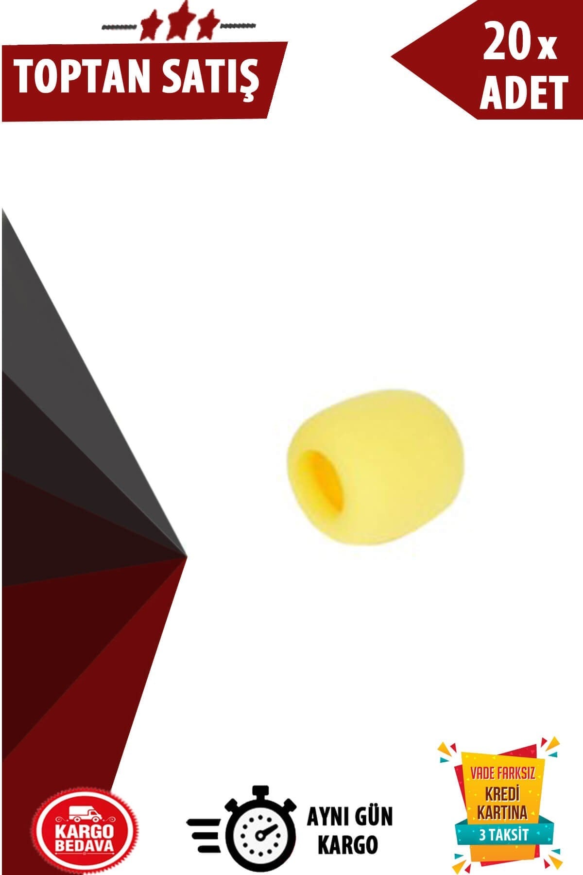 Lastvoice SP-05 Headset Kafa Mikrofon Süngeri 20li Paket (Toptan Alışveriş)