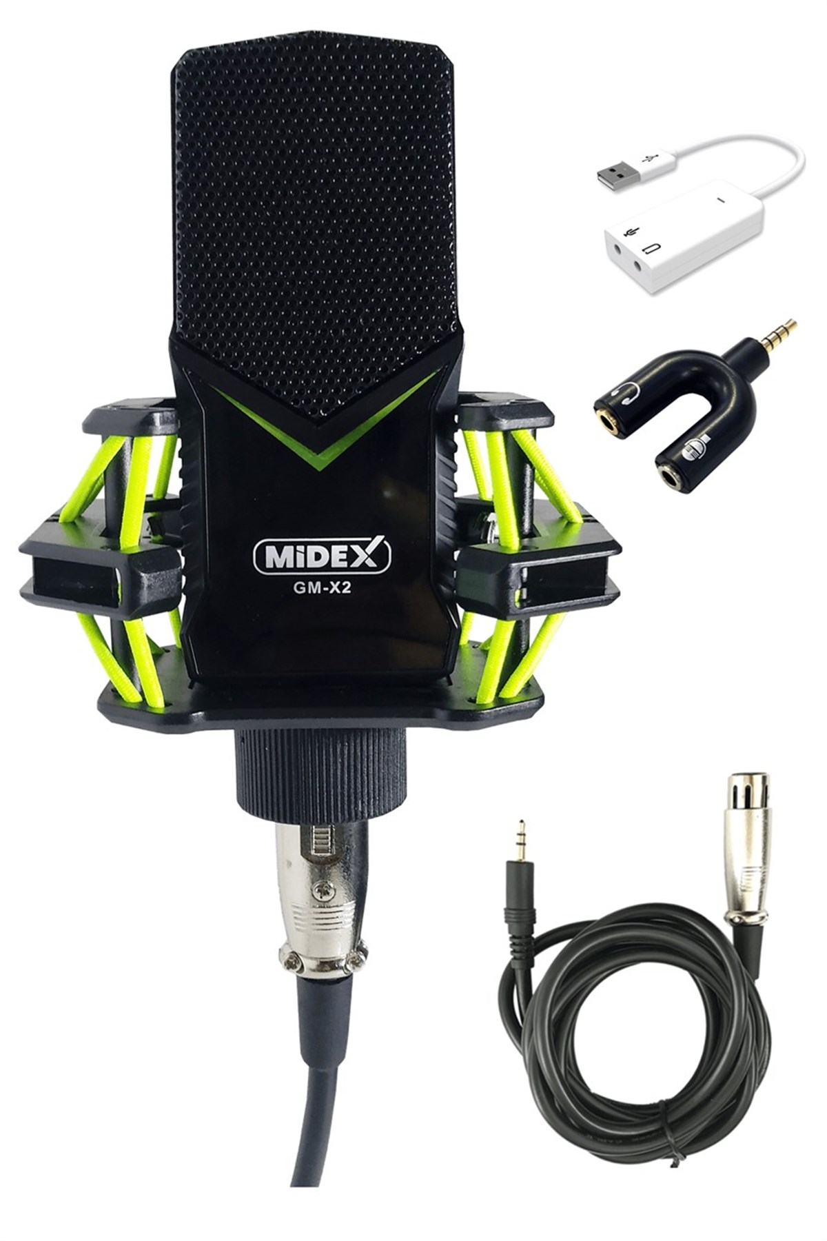 Midex GMX-2 Condenser Stüdyo Mikrofonu (PC ve Telefon)