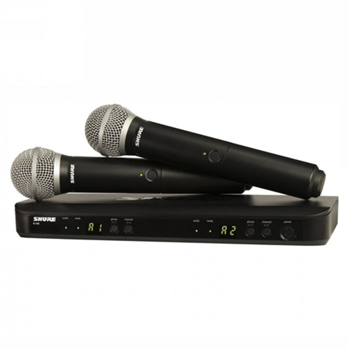 Shure BLX288E/PG58 Çiftli EL Tipi Kablosuz Mikrofon