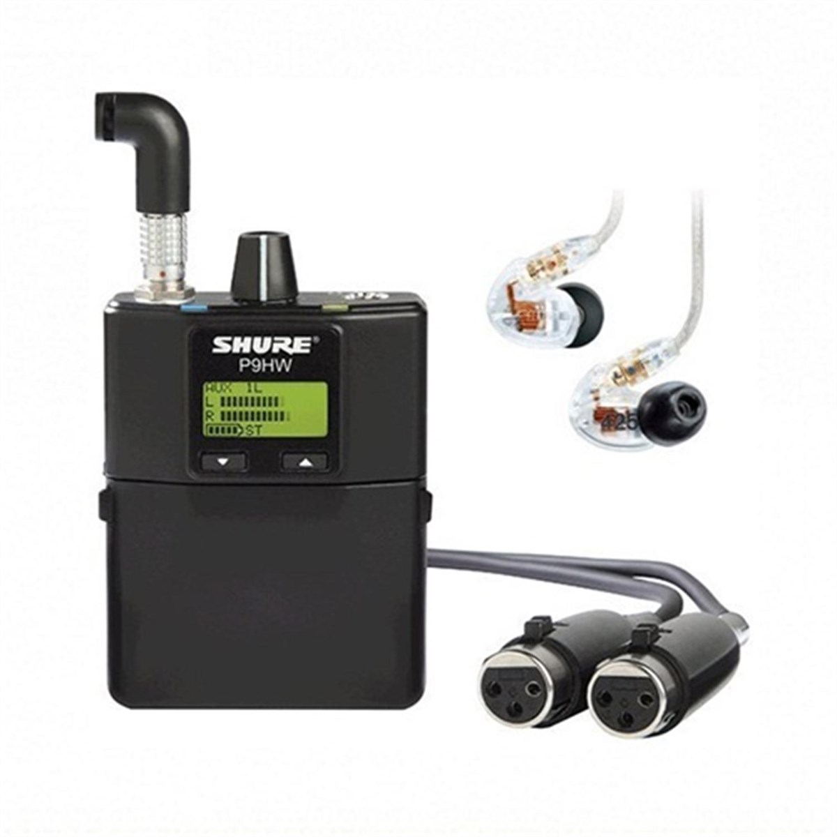 Shure P9HW Kablolu Bodypack Monitör Sistem
