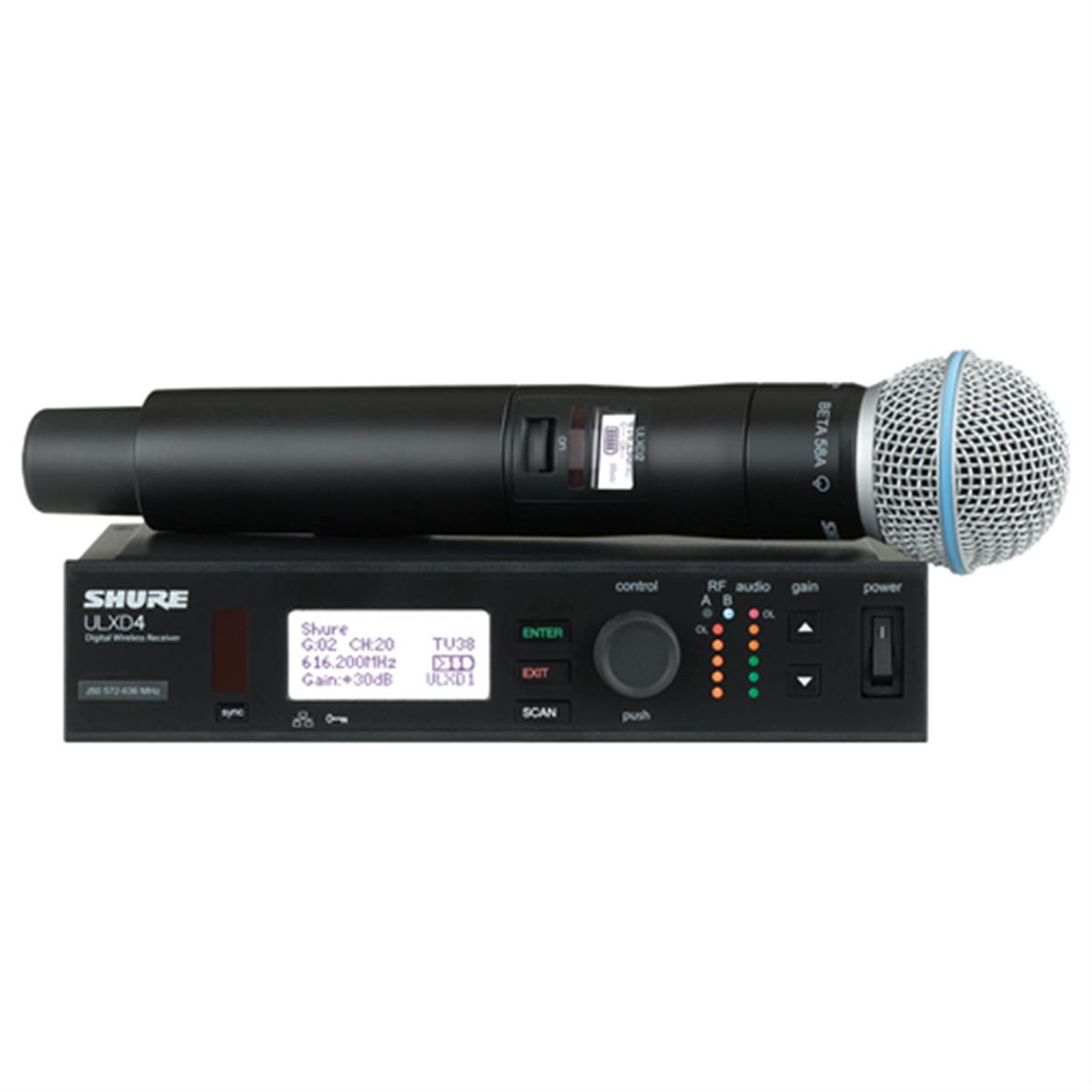 Shure ULXD24E/B58 Telsiz Mikrofon Seti