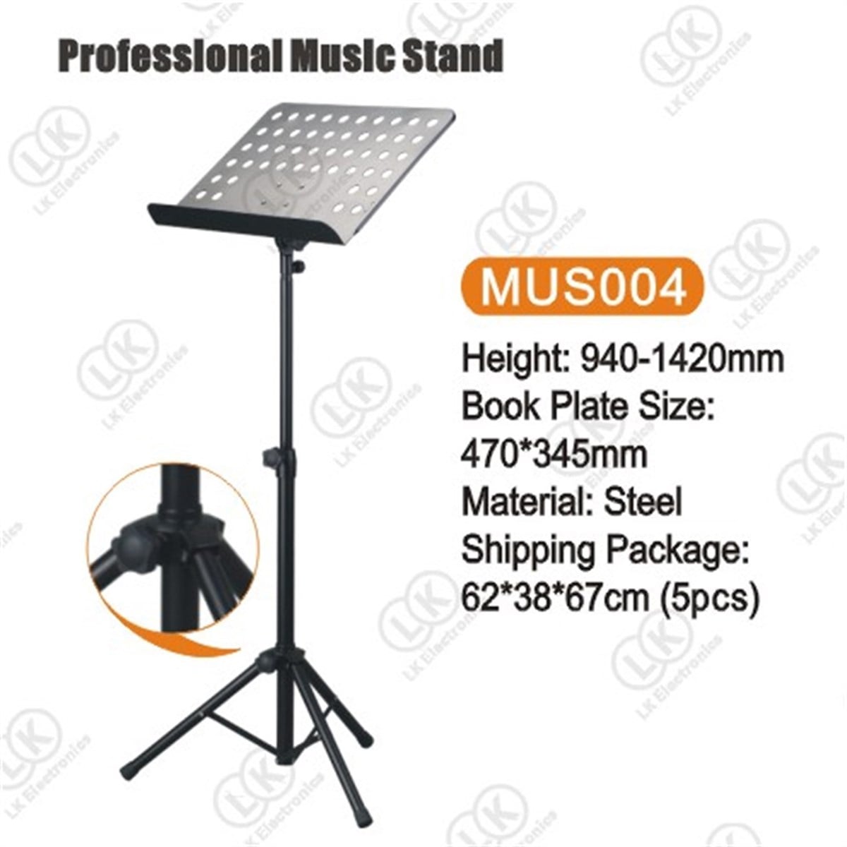 Superlux Mus004 Şef Tipi Nota Standı