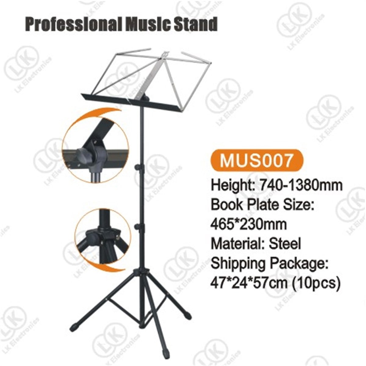 Superlux Mus007B Nota Standı