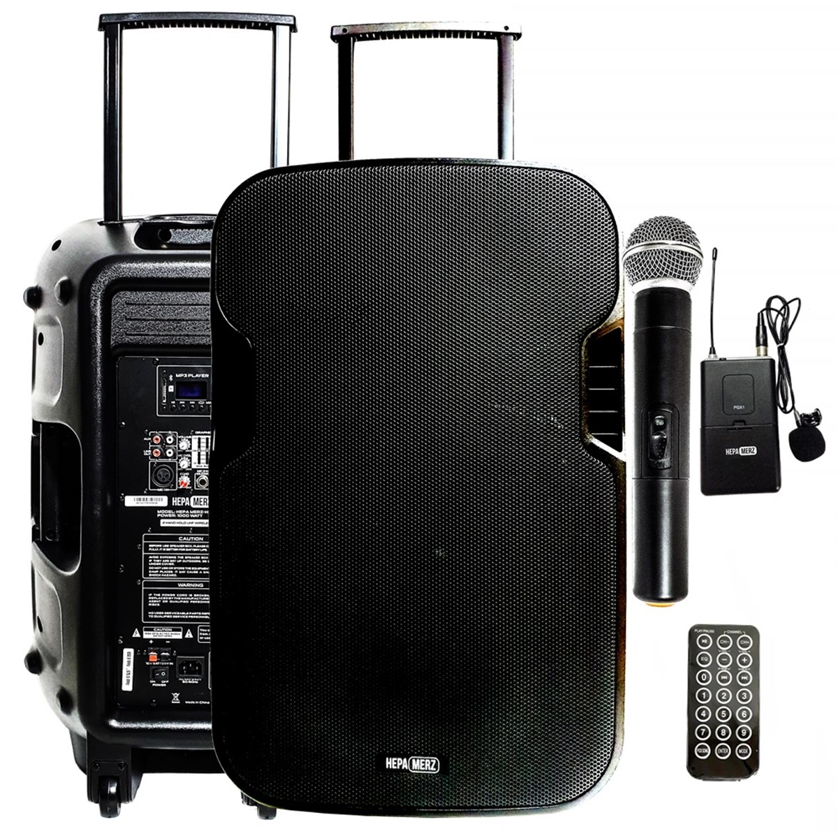Westa Wap-25502ET Portatif Seyyar Ses Sistemi 600 Watt EL+YAKA