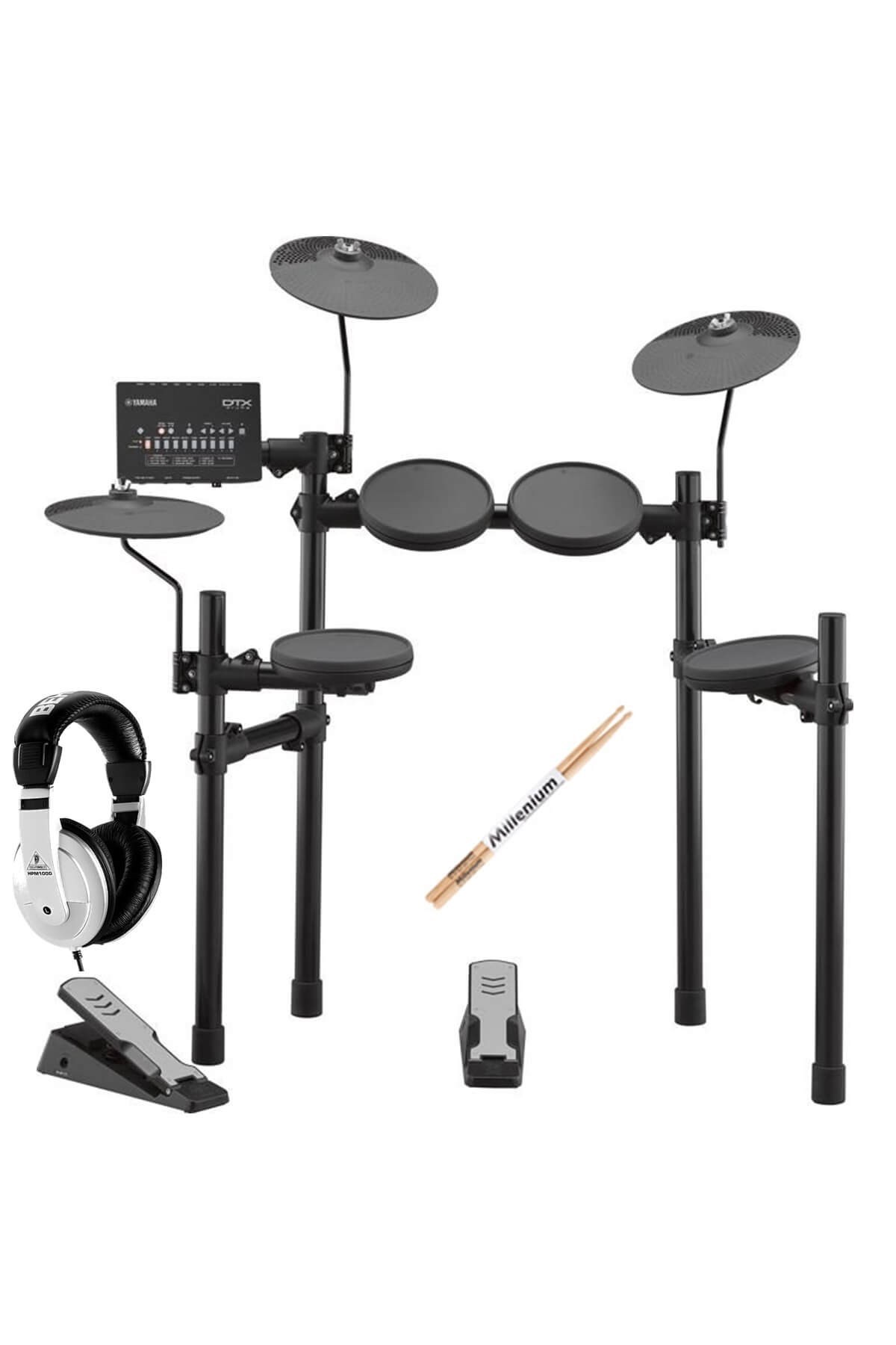 Yamaha DTX402K Dijital Elektronik Davul Bateri (Baget ve Kulaklık Hediyeli)