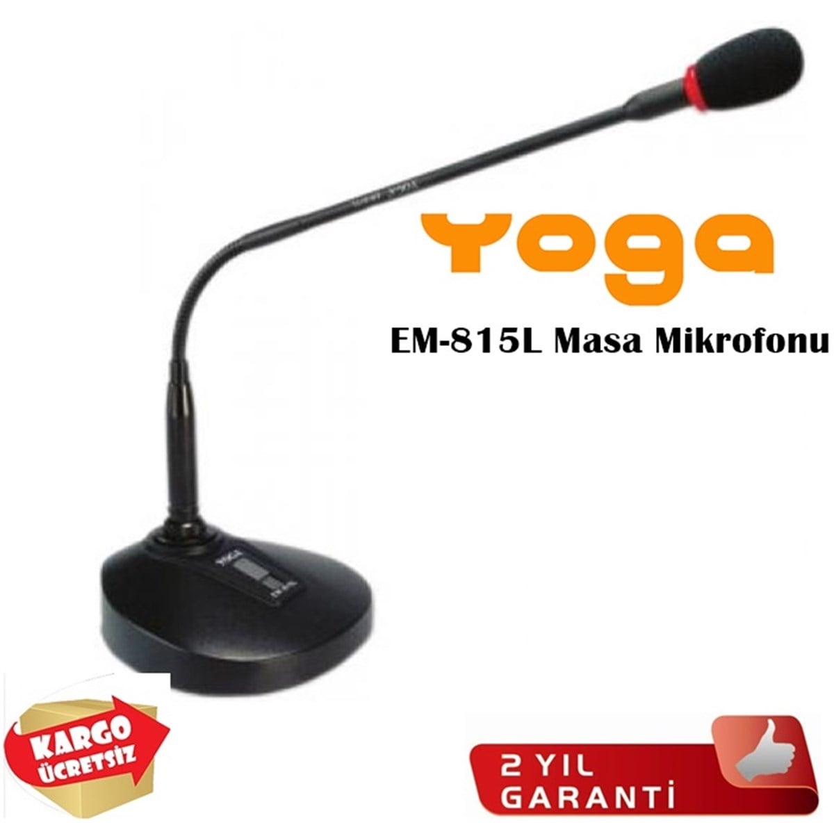 Yoga Em-815L Masa Tipi Kürsü Mikrofonu