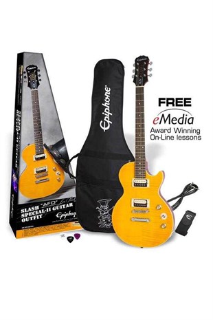 Epiphone Slash AFD Les Paul Special II Outfit Elektro Gitar Seti