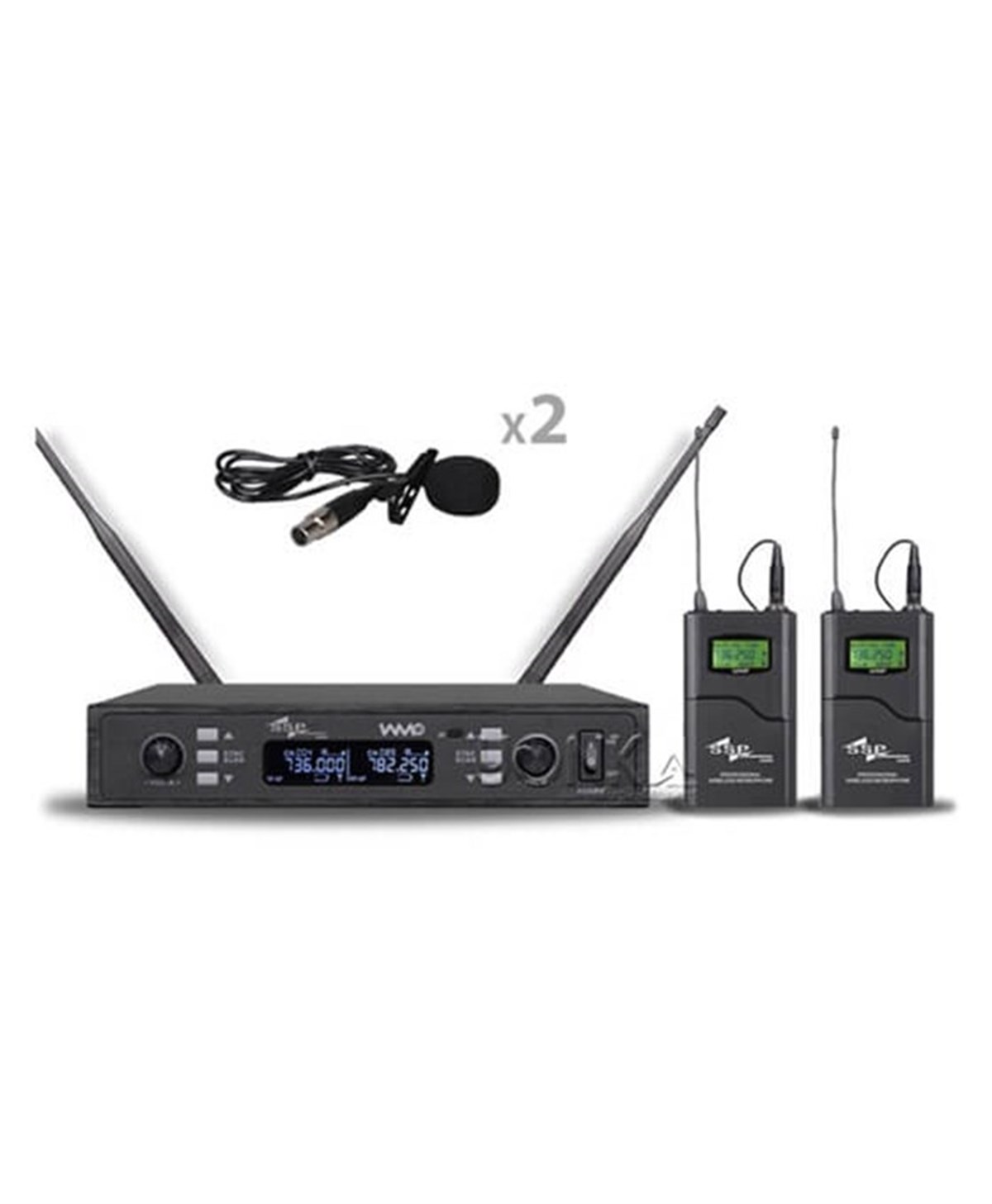 Ssp Audio WM802/LL Çift Yaka Uhf Telsiz Mikrofon